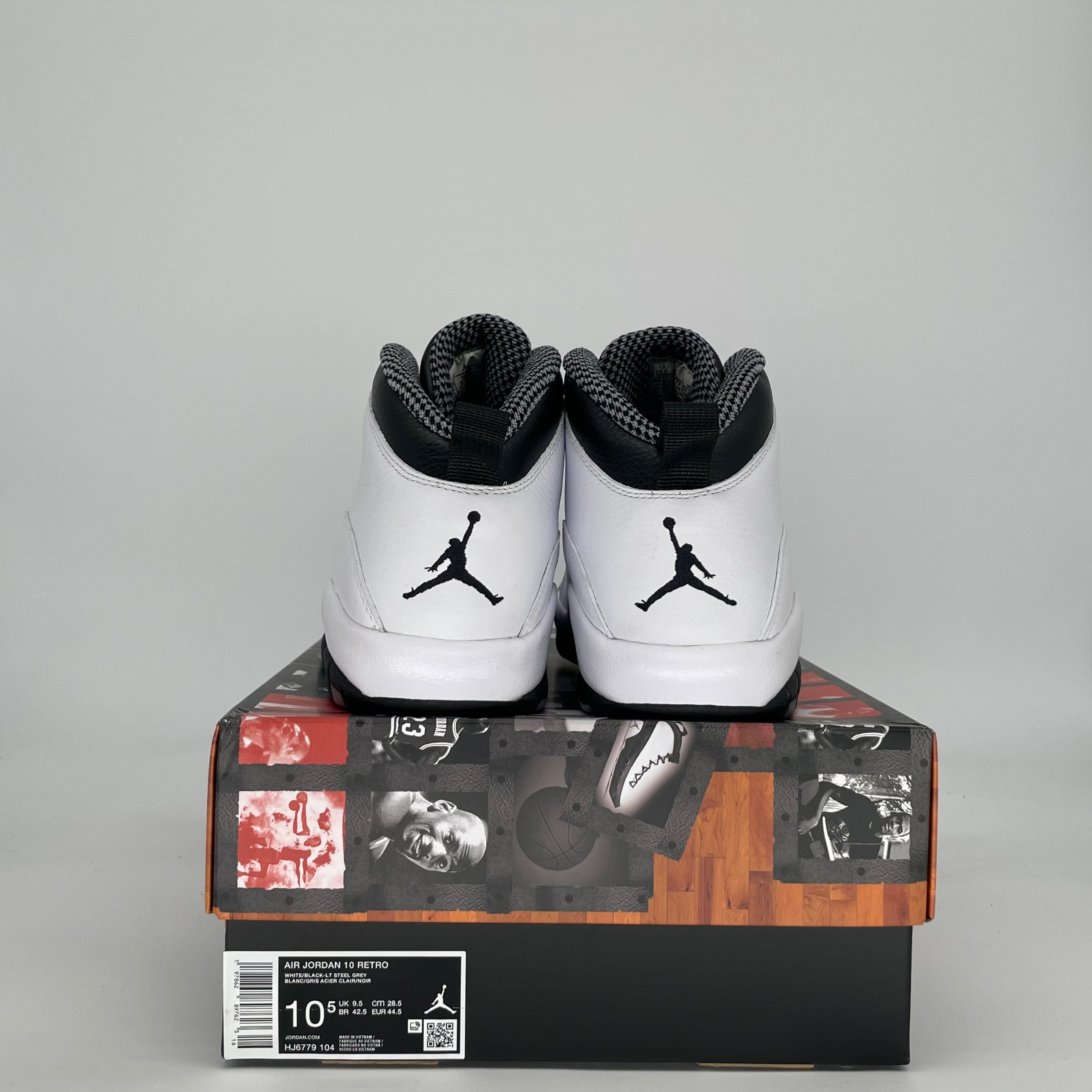 AIR JORDAN 10 STEEL HJ6779-104 SIZE 10.5/12W