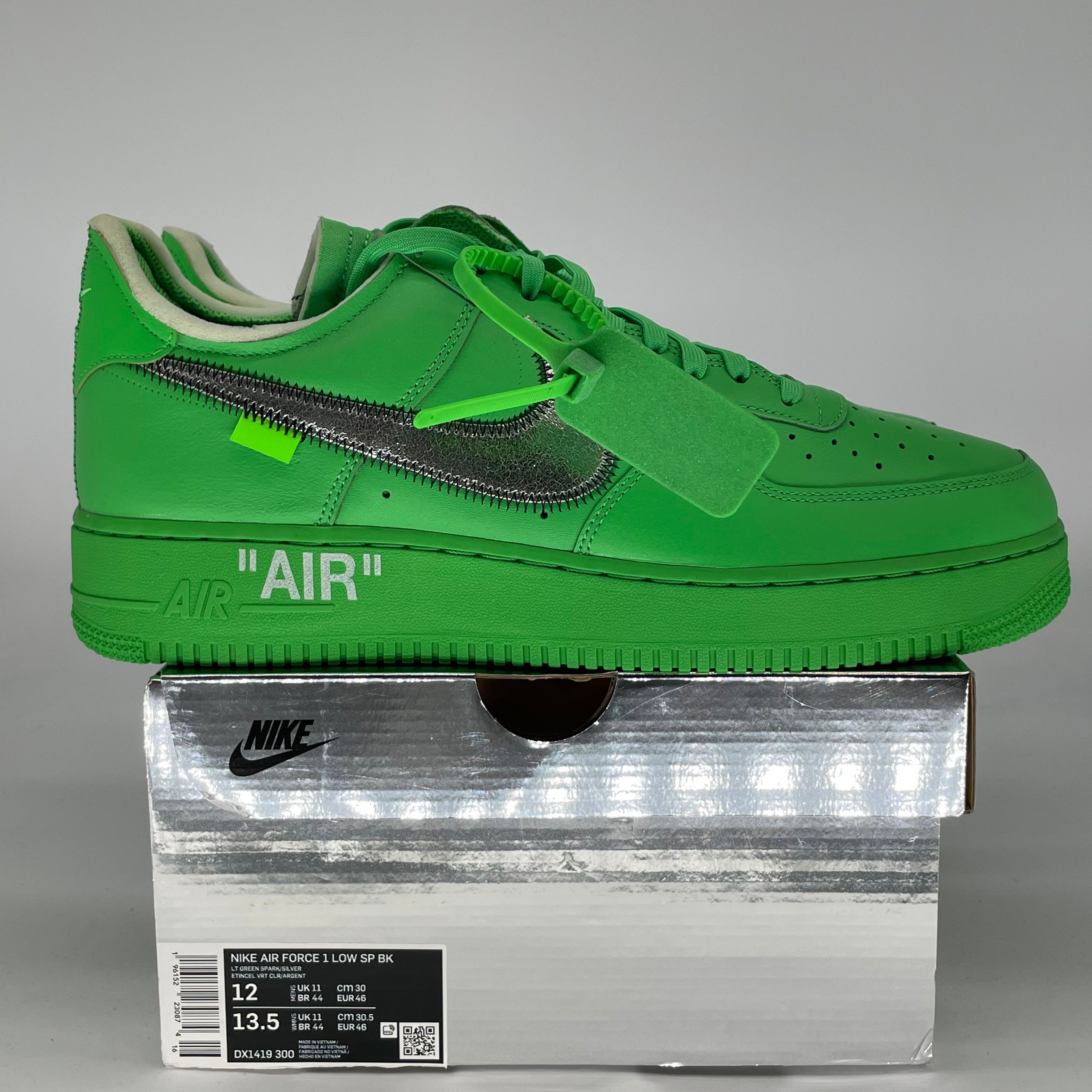 OFF WHITE X NIKE AIR FORCE 1 LOW BROOKLYN DX1419-300 SIZE 12/13.5W