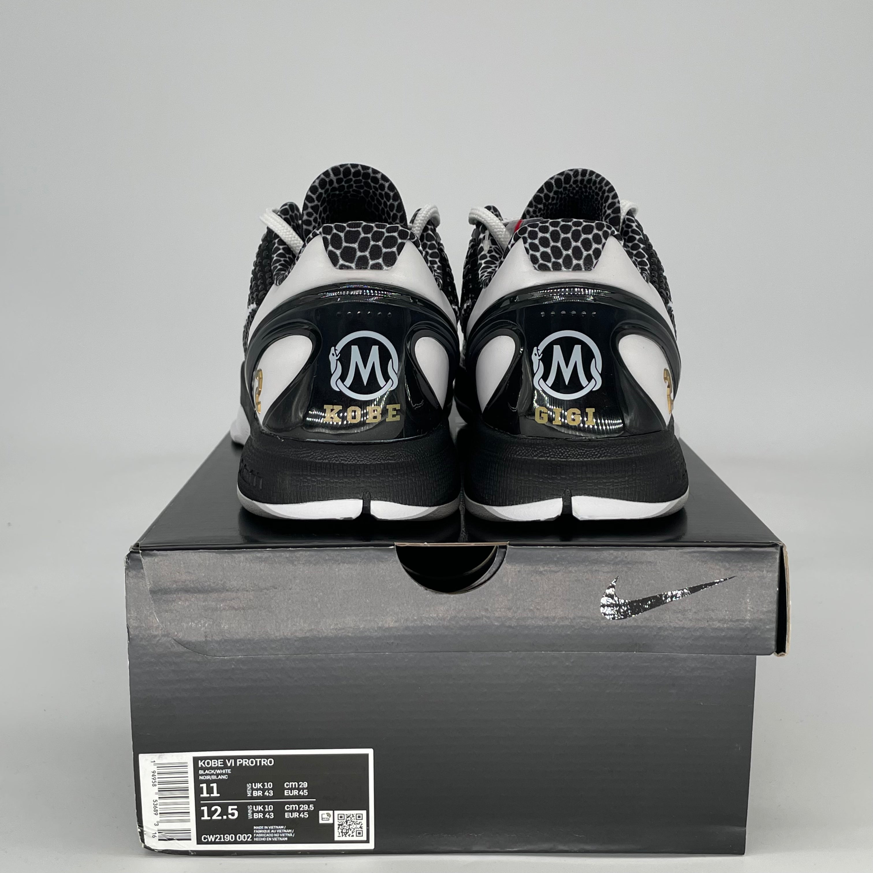 NIKE KOBE 6 PROTRO MAMBACITA SWEET 16 CW2190-002 SIZE 11/12.5W