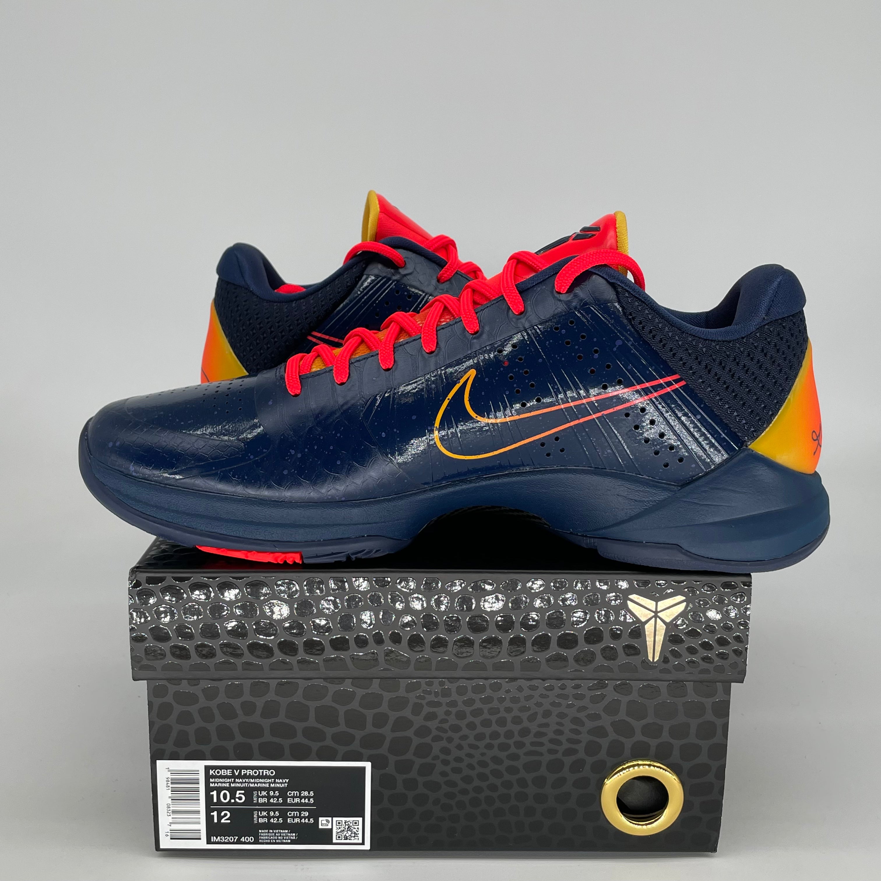 NIKE KOBE 5 PROTRO CAITLIN CLARK INDIANA FEVER IM3207-400 SIZE 10.5/12W