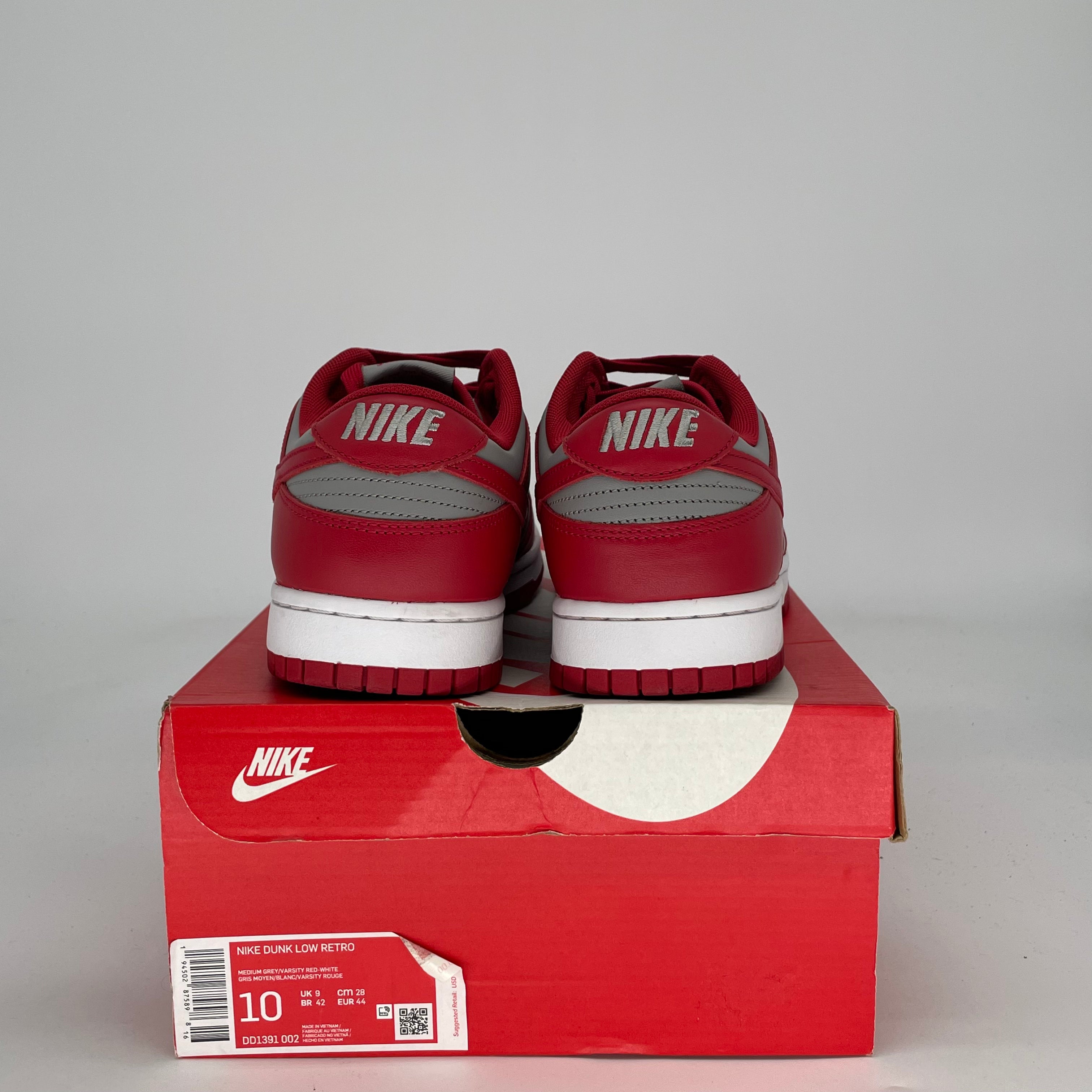 NIKE DUNK LOW UNLV DD1391-002 SIZE 10/11.5W