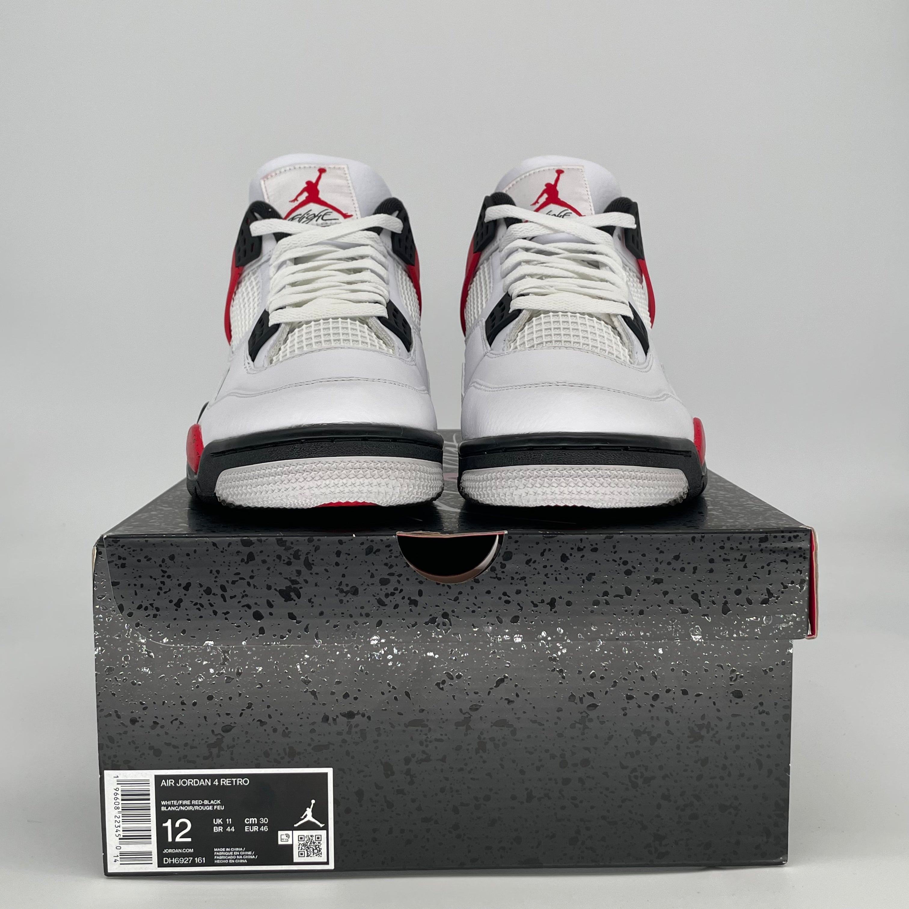 AIR JORDAN 4 RED CEMENT DH6927-161 SIZE 12/13.5W