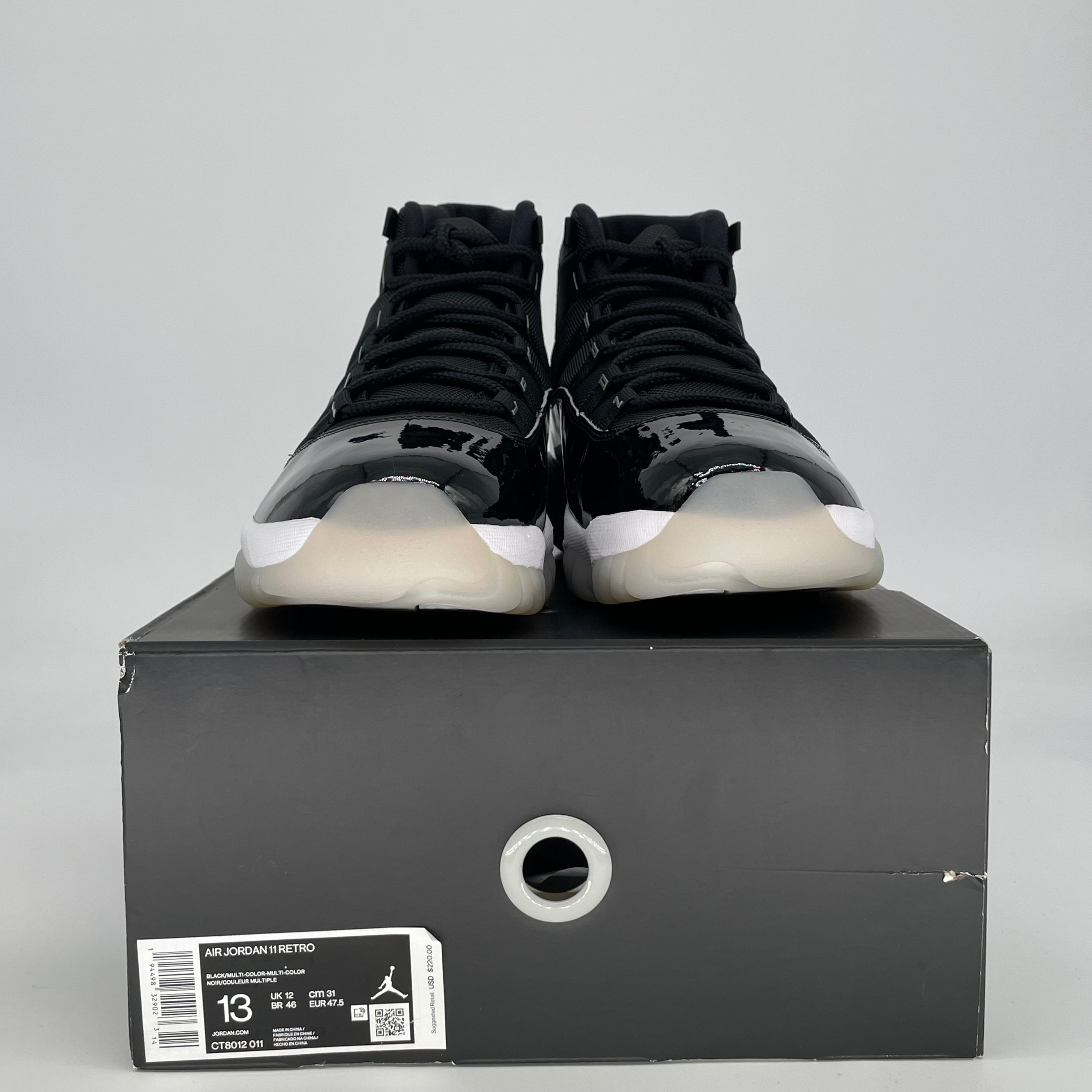 AIR JORDAN 11 JUBILEE 25TH ANNIVERSARY CT8012-011 SIZE 13/14.5W