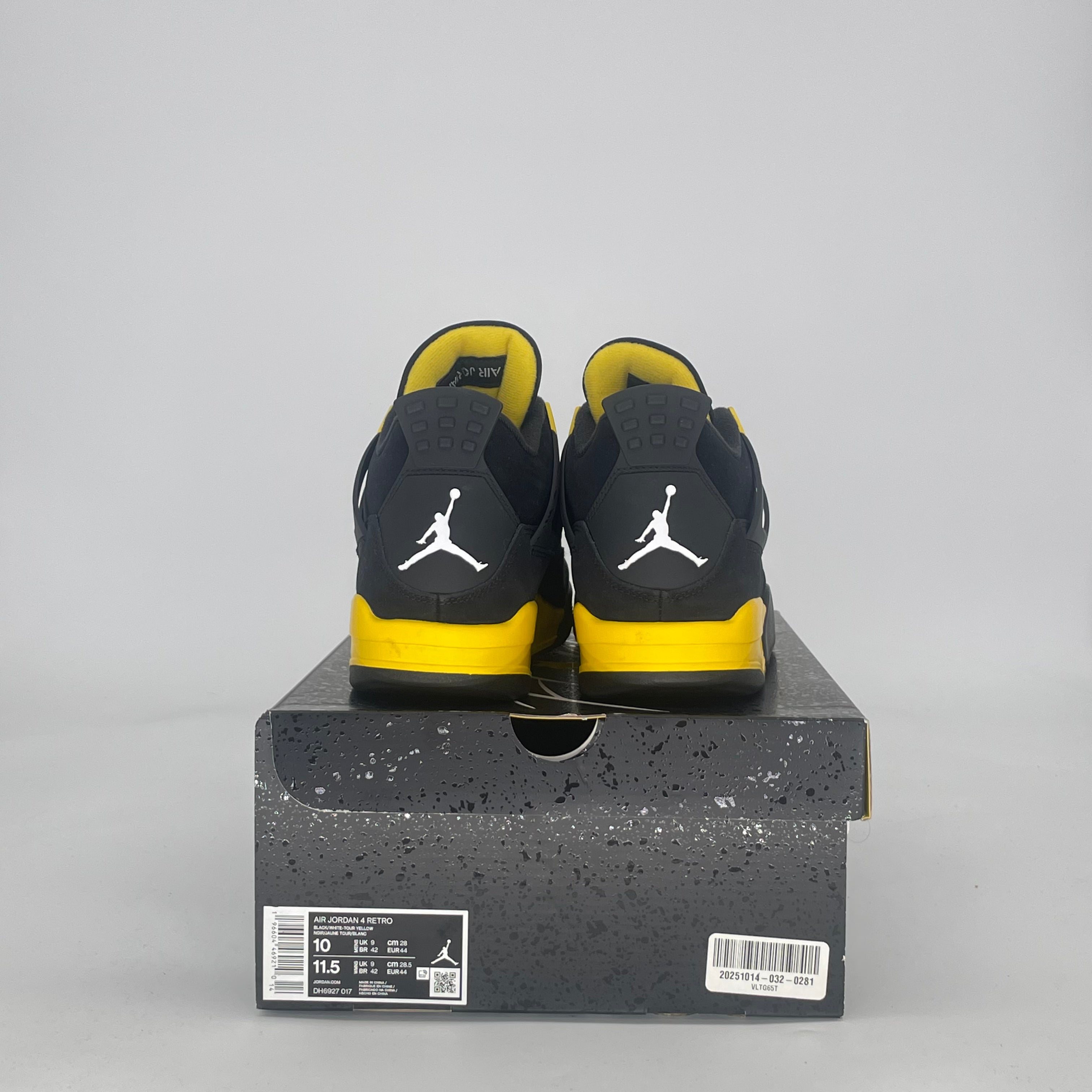 AIR JORDAN 4 THUNDER DH6927-017 SIZE 10/11.5W