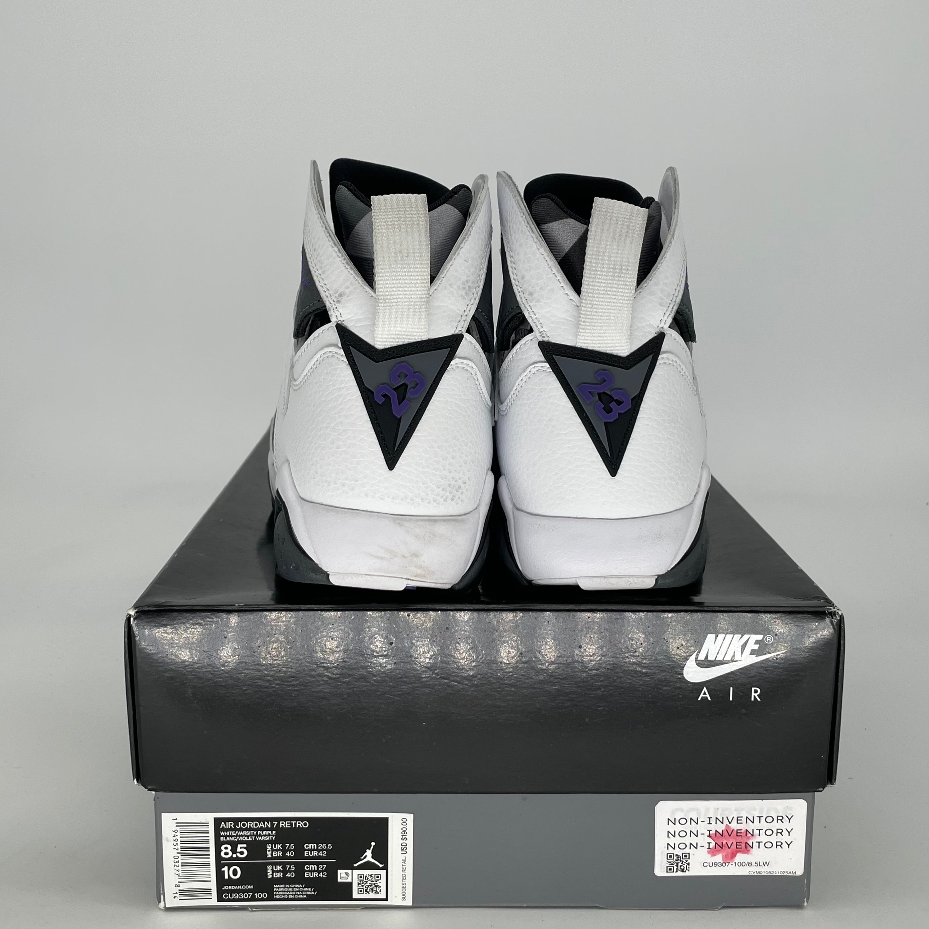 AIR JORDAN 7 FLINT CU9307-100 SIZE 8.5/10W