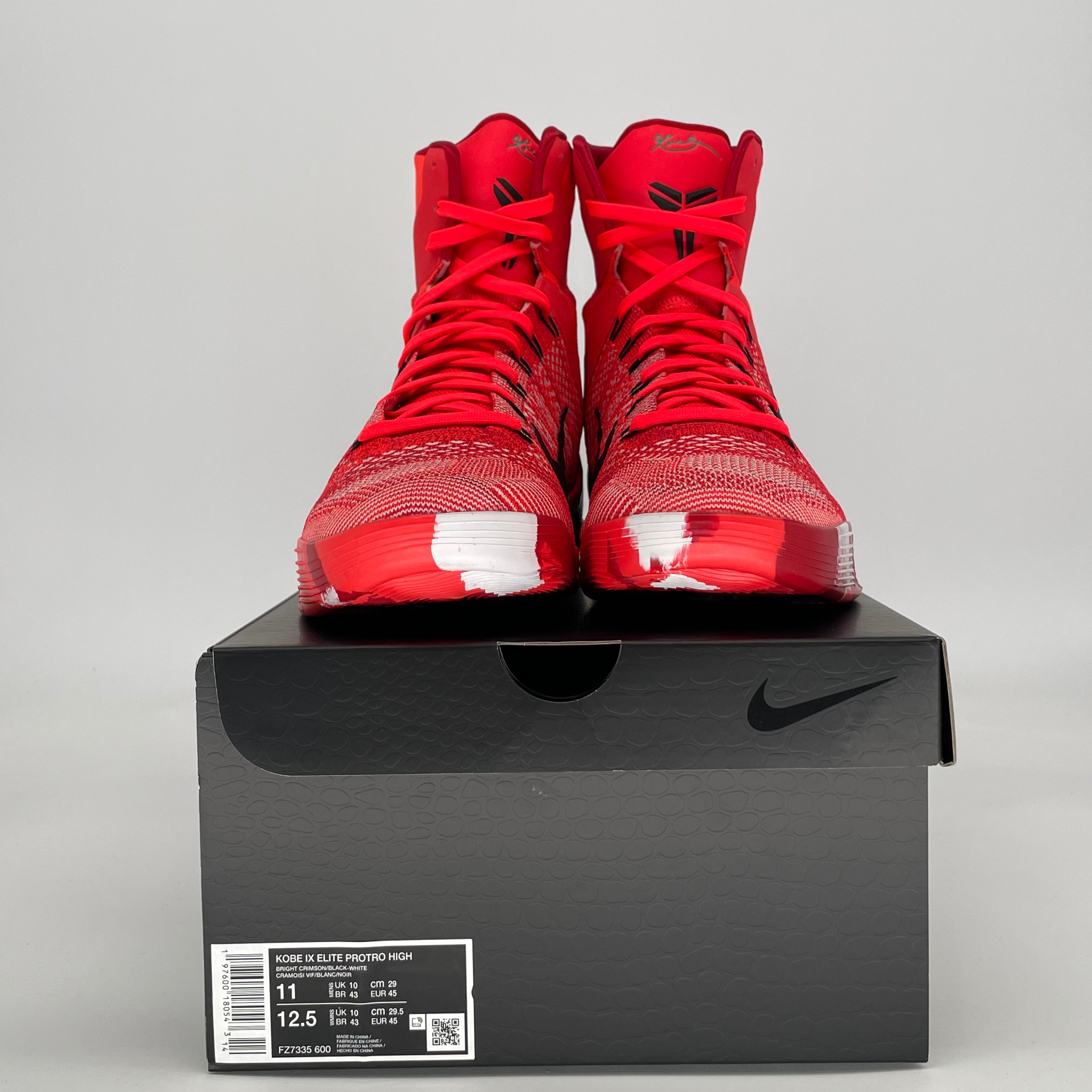 NIKE KOBE 9 ELITE PROTRO CHRISTMAS 2024 FZ7335-600 SIZE 11/12.5W