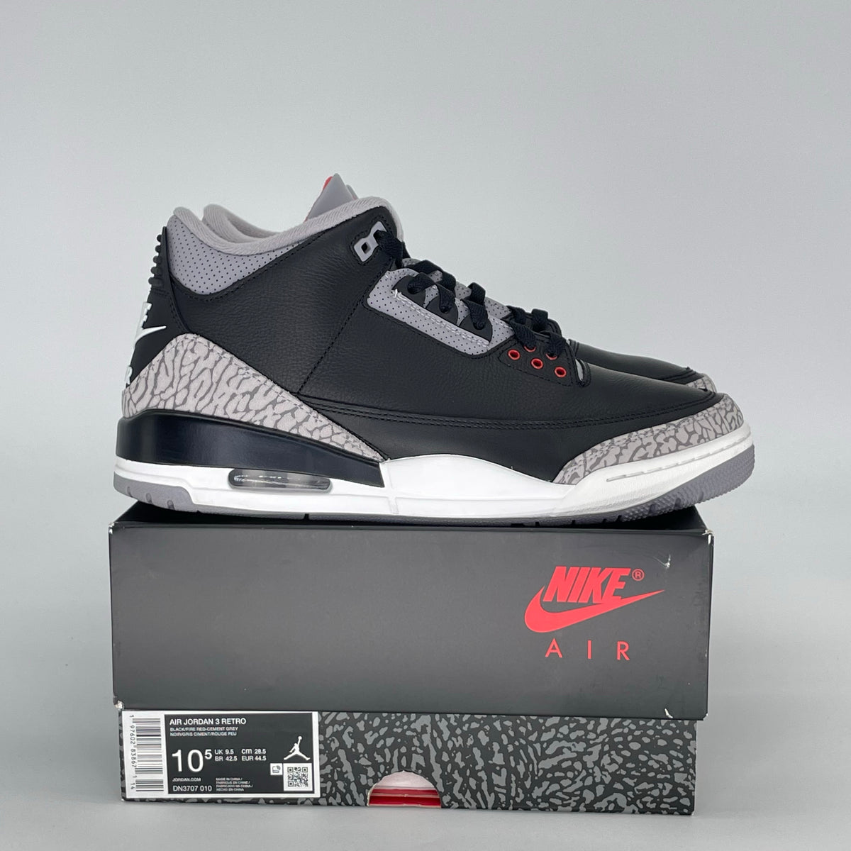 Jordan 3 Retro OG Black Cement (2024)