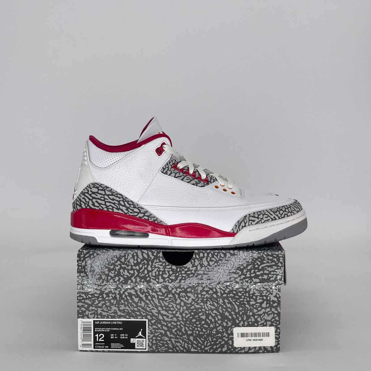 Jordan 3 Retro Cardinal Red