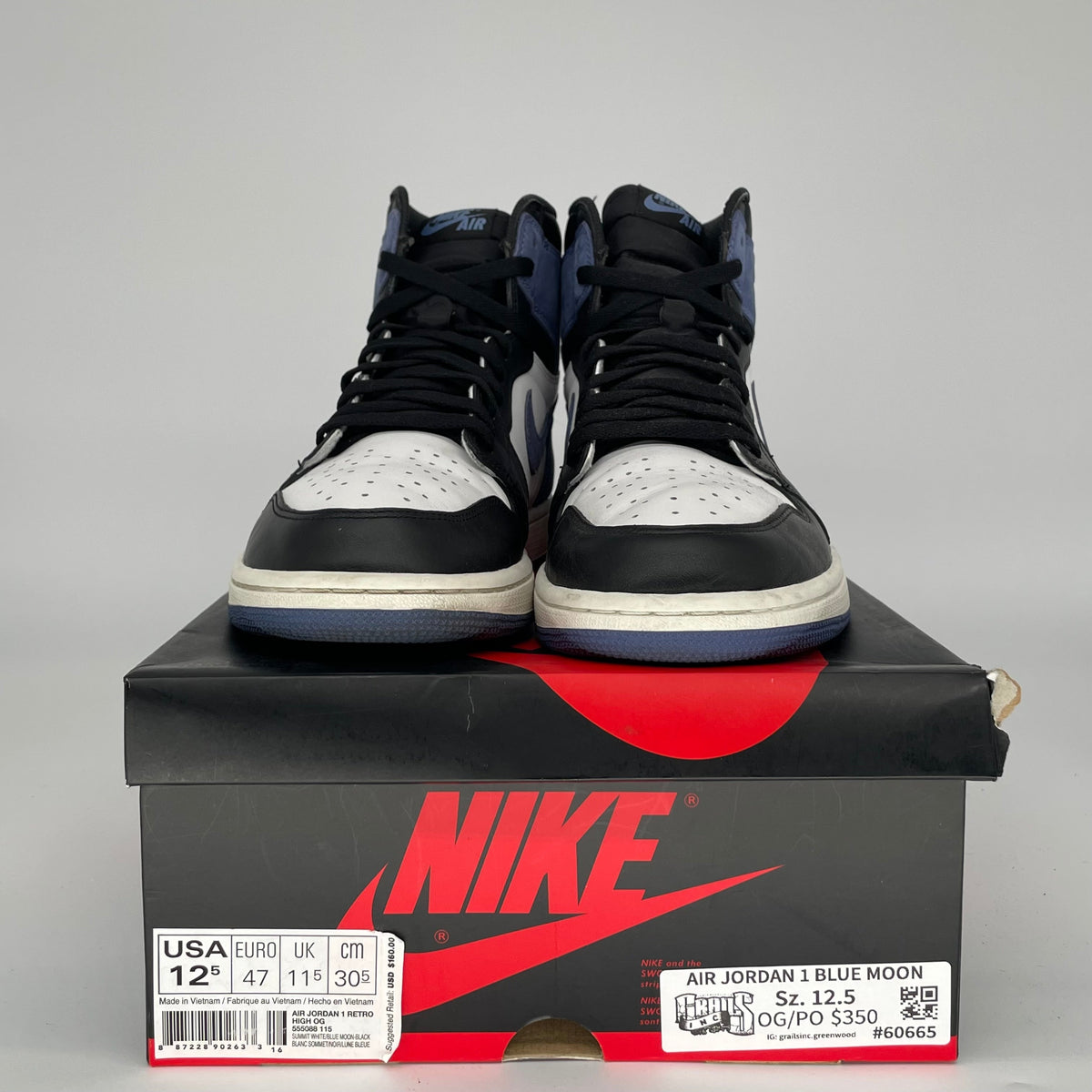 Jordan 1 Retro High Blue Moon