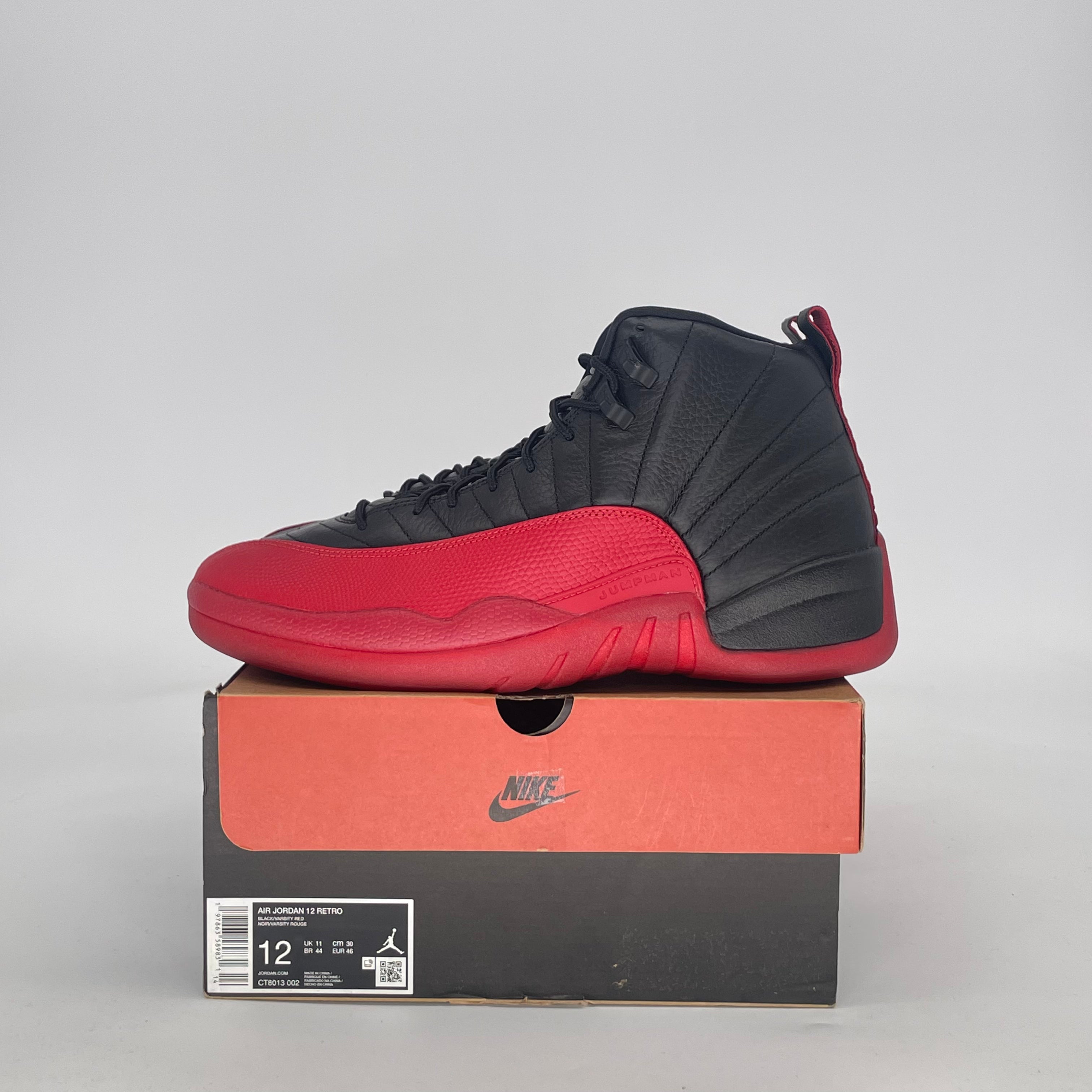 AIR JORDAN 12 FLU GAME CT8013-002 SIZE 12/13.5W
