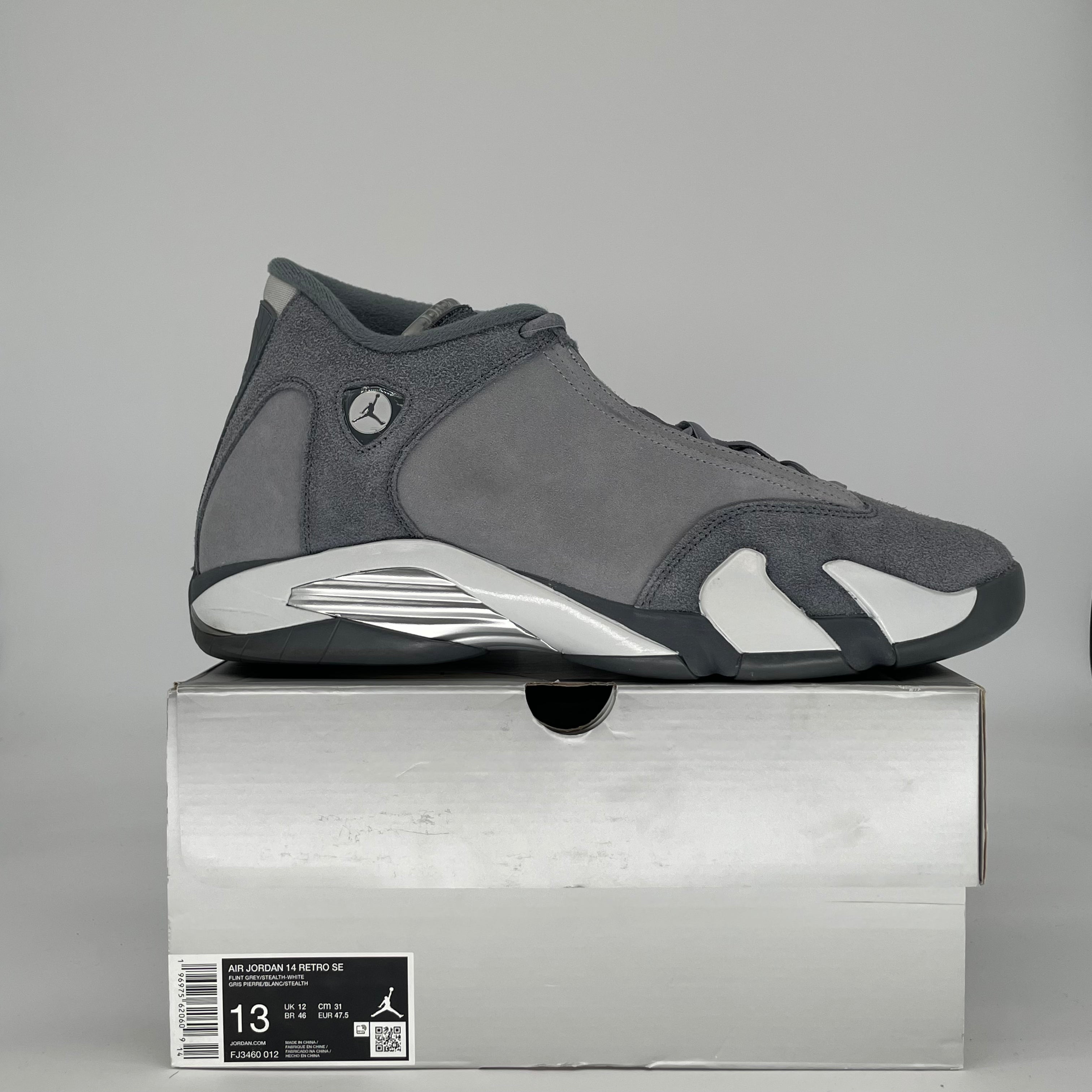 AIR JORDAN 14 FLINT GREY FJ3460-012 SIZE 13/14.5W