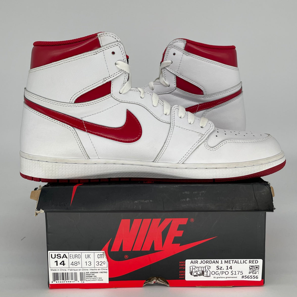 Jordan 1 Retro Metallic Red (2017)