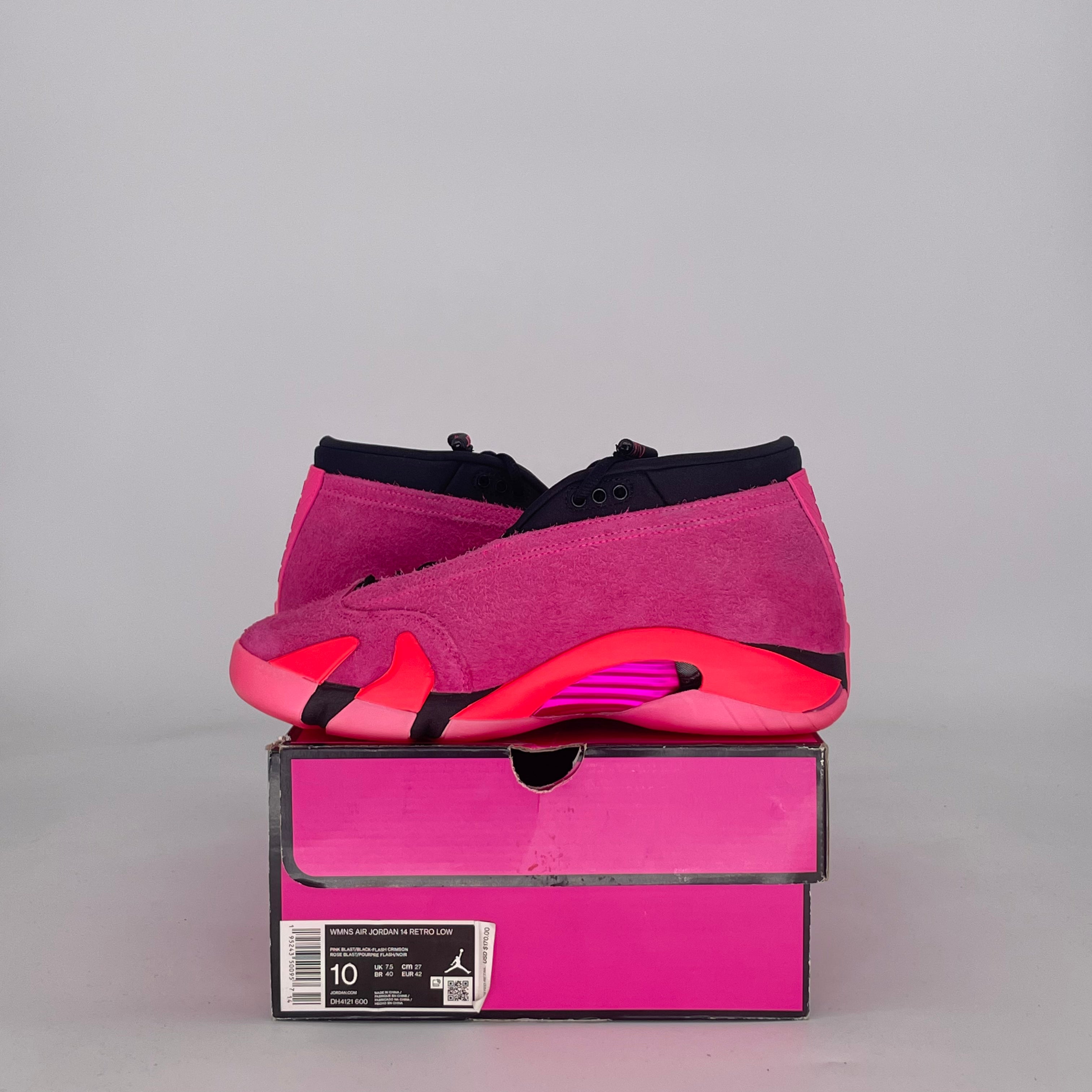 AIR JORDAN 14 LOW SHOCKING PINK DH4121-600 SIZE 8.5/10W