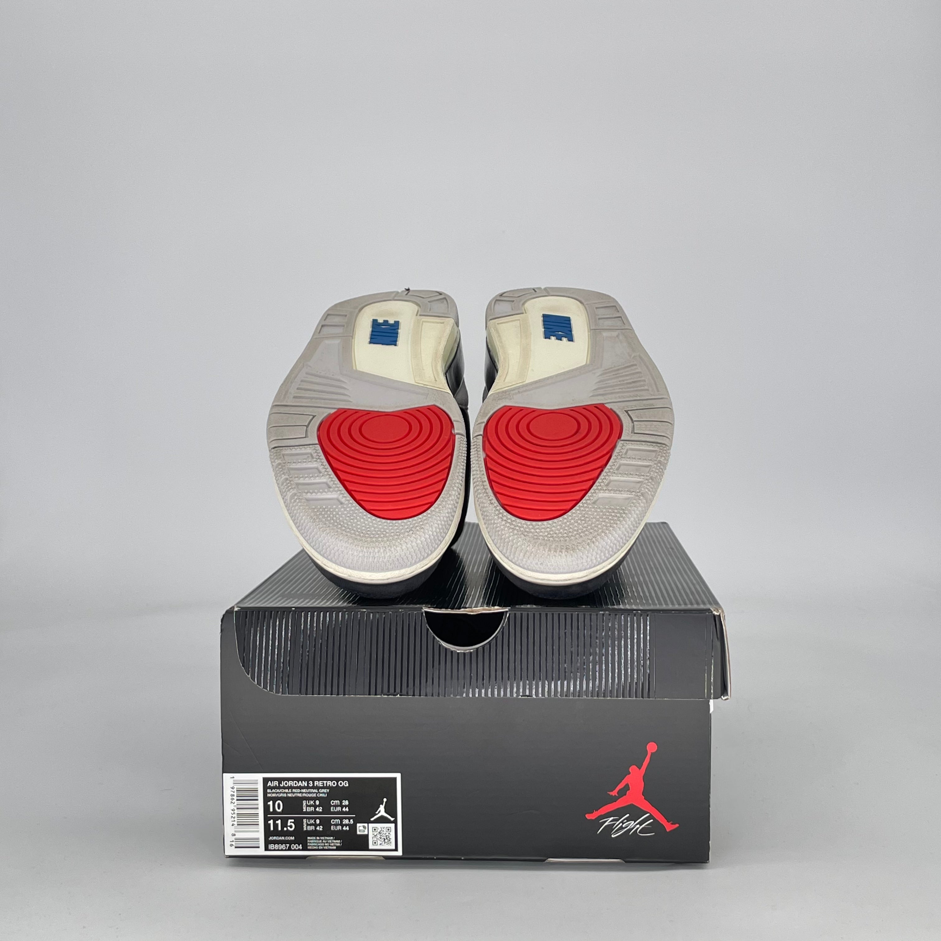 AIR JORDAN 3 RARE AIR IB8967-004 SIZE 10/11.5W