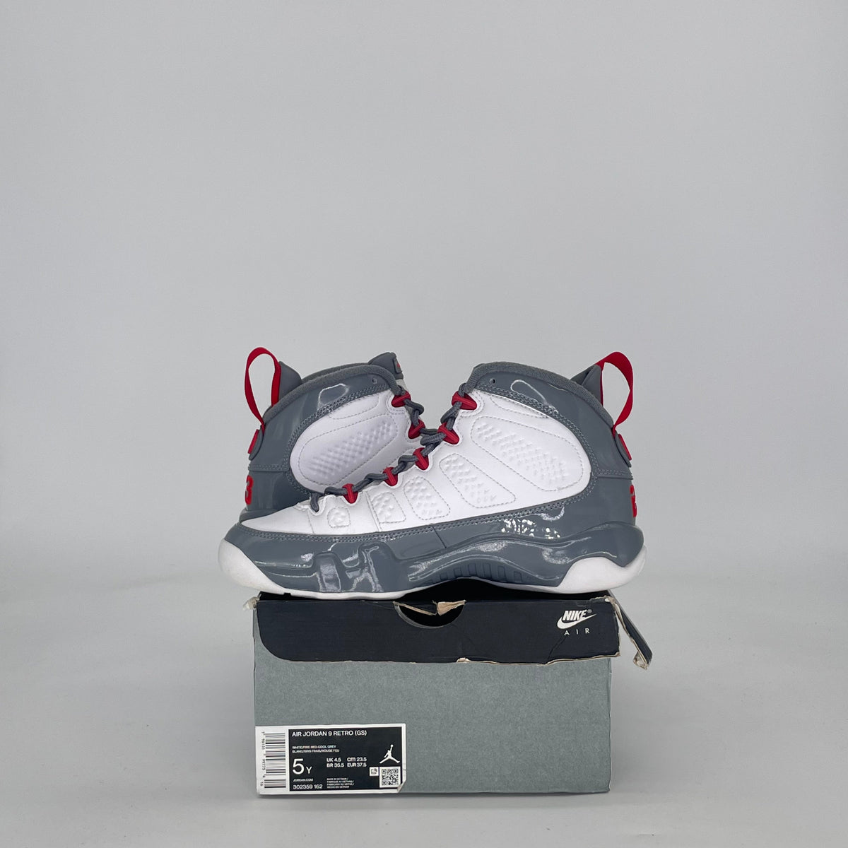 Jordan 9 Retro Fire Red (GS)