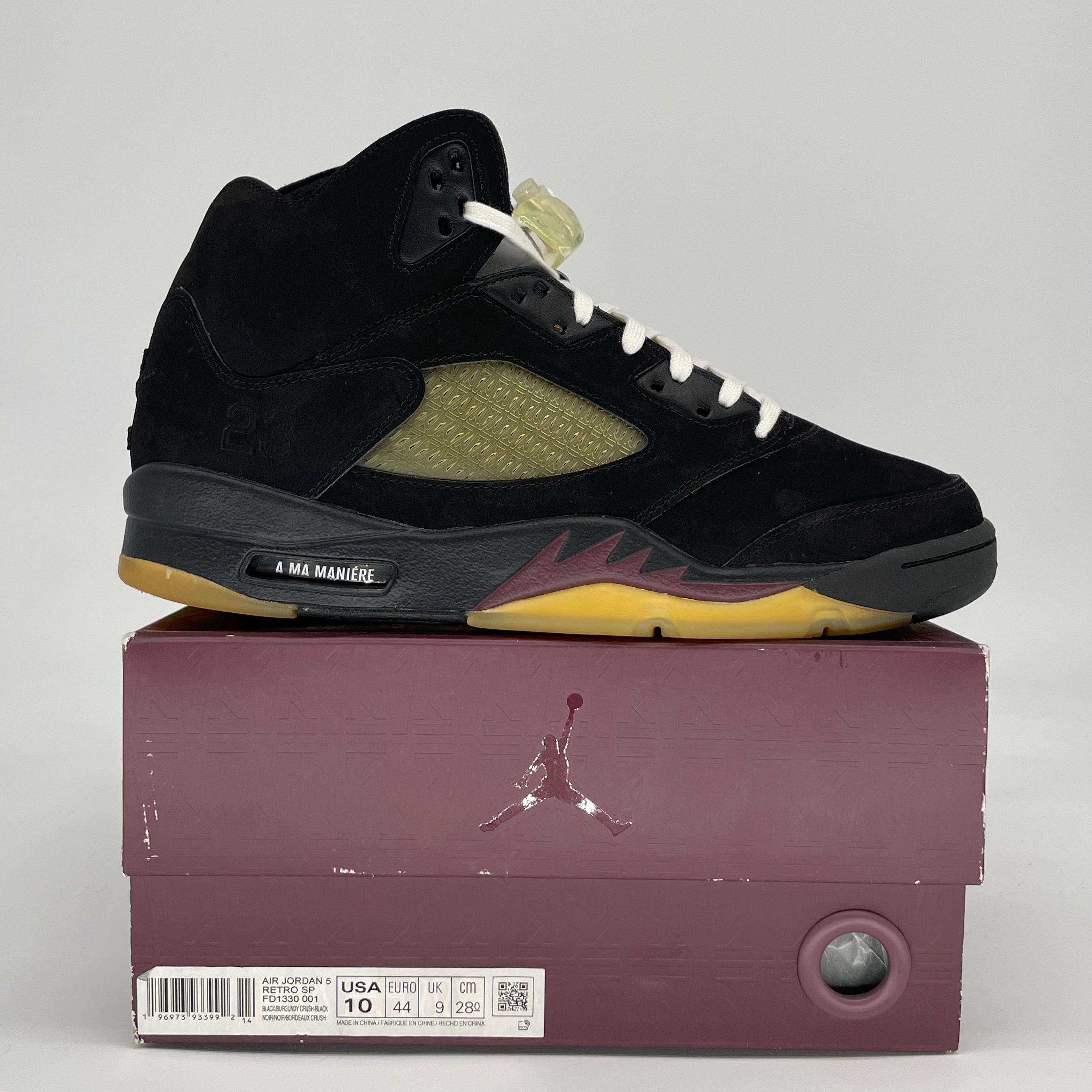 AIR JORDAN 5 A MA MANIERE DUSK FD1330-001 SIZE 10/11.5W
