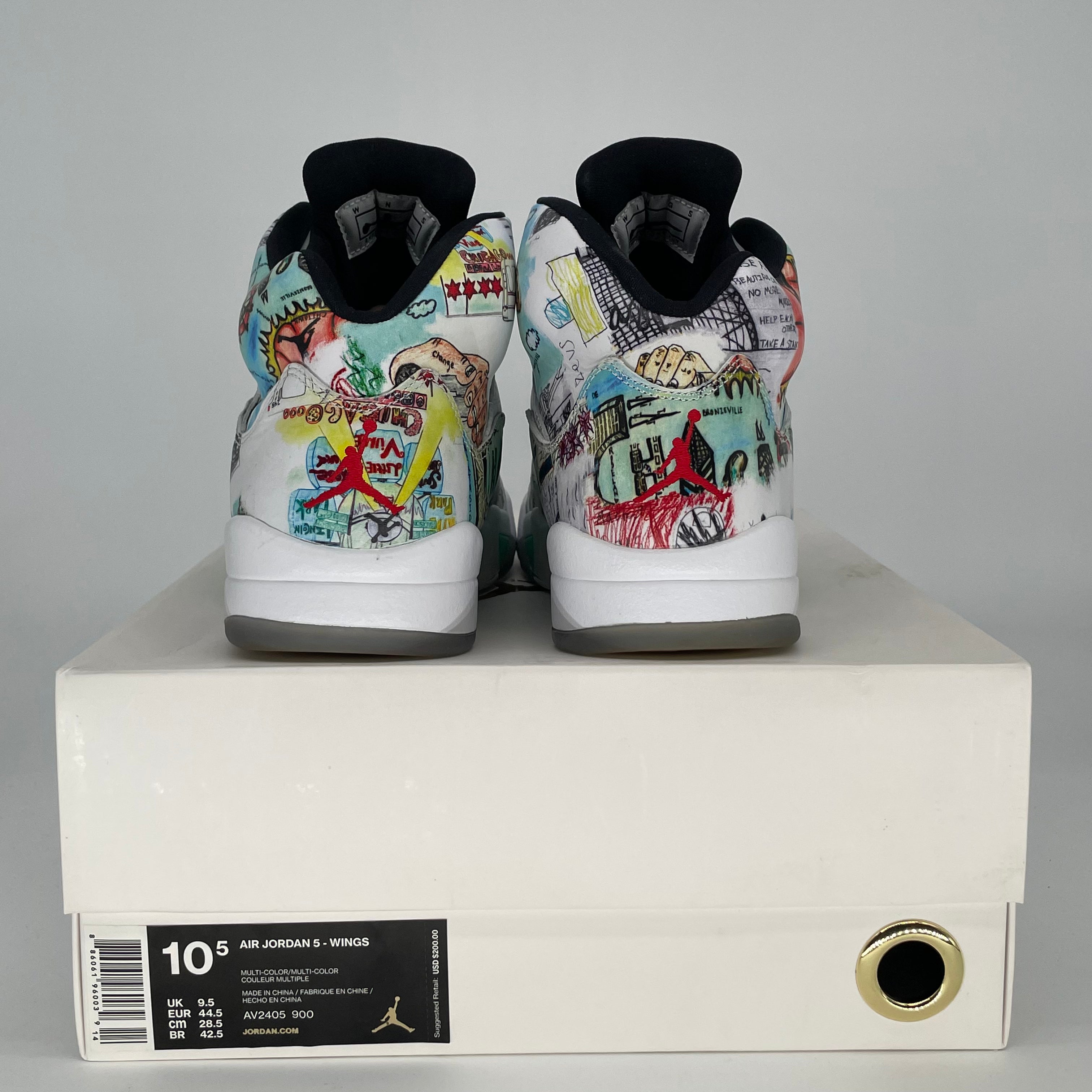 AIR JORDAN 5 WINGS AV2405-900 SIZE 10.5/12W