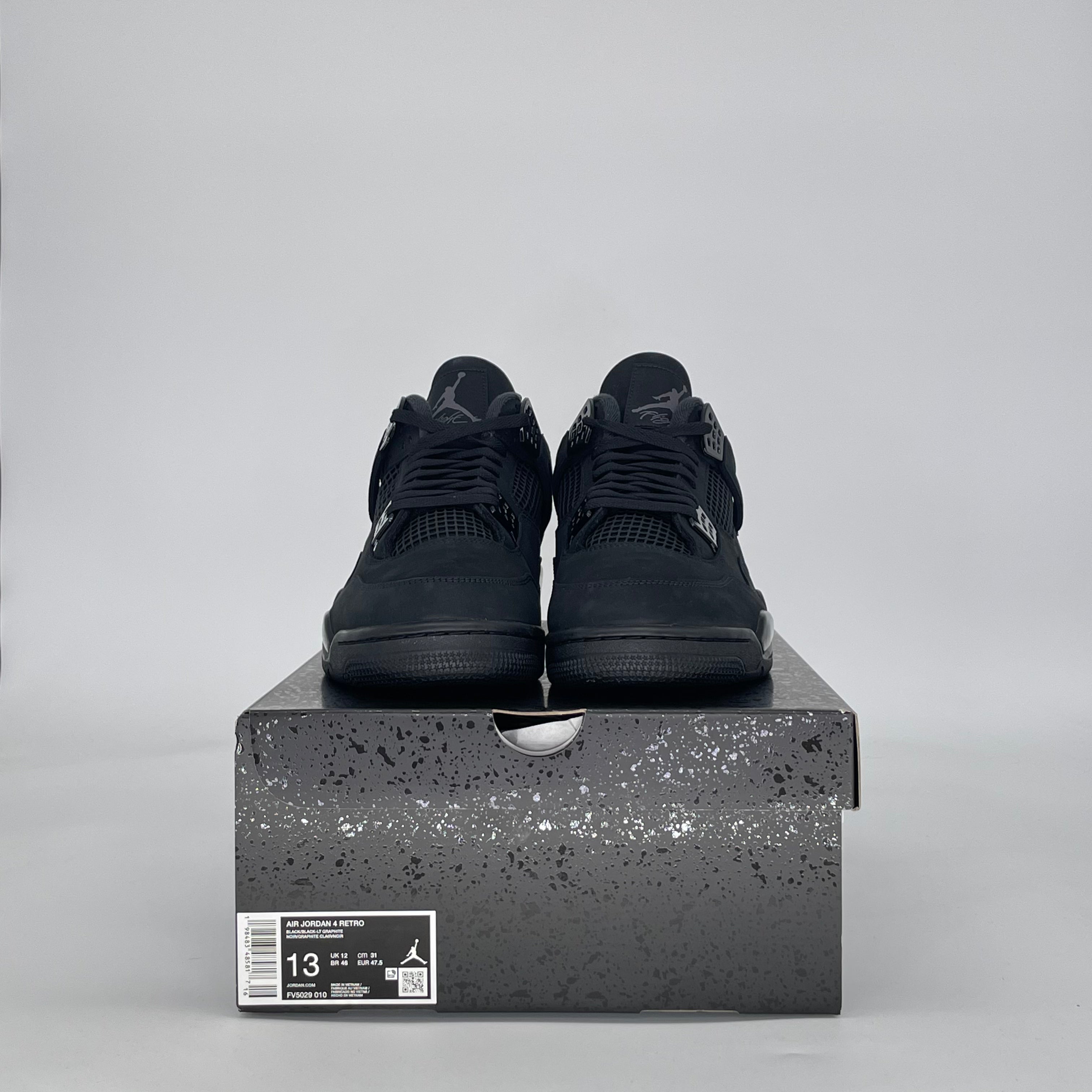 AIR JORDAN 4 BLACK CAT FV5029-010 SIZE 13/14.5W