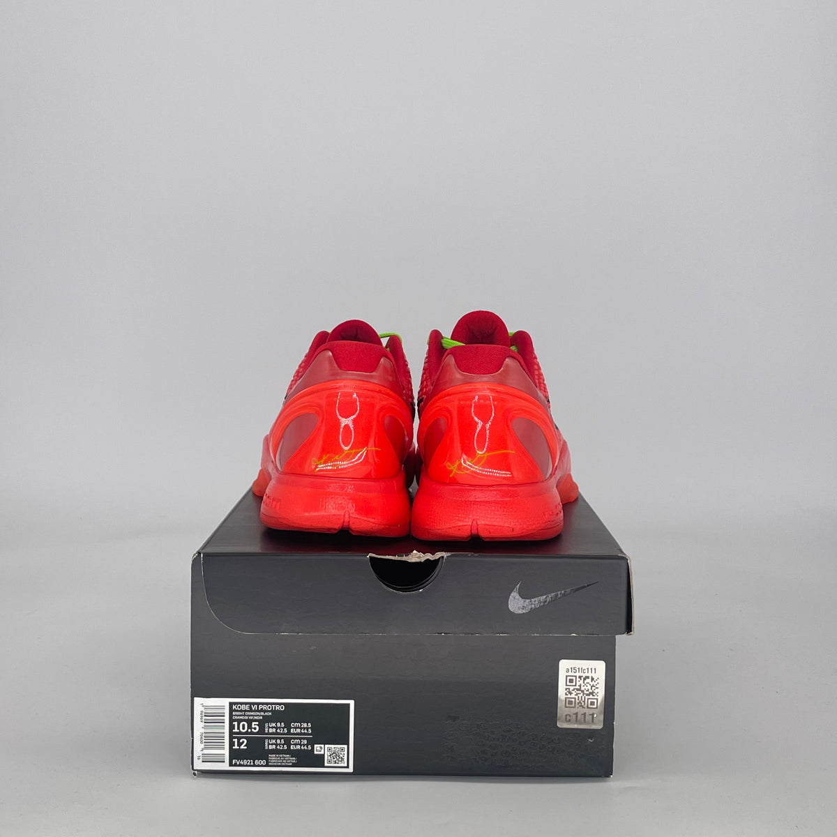 Nike Kobe 6 Protro Reverse Grinch