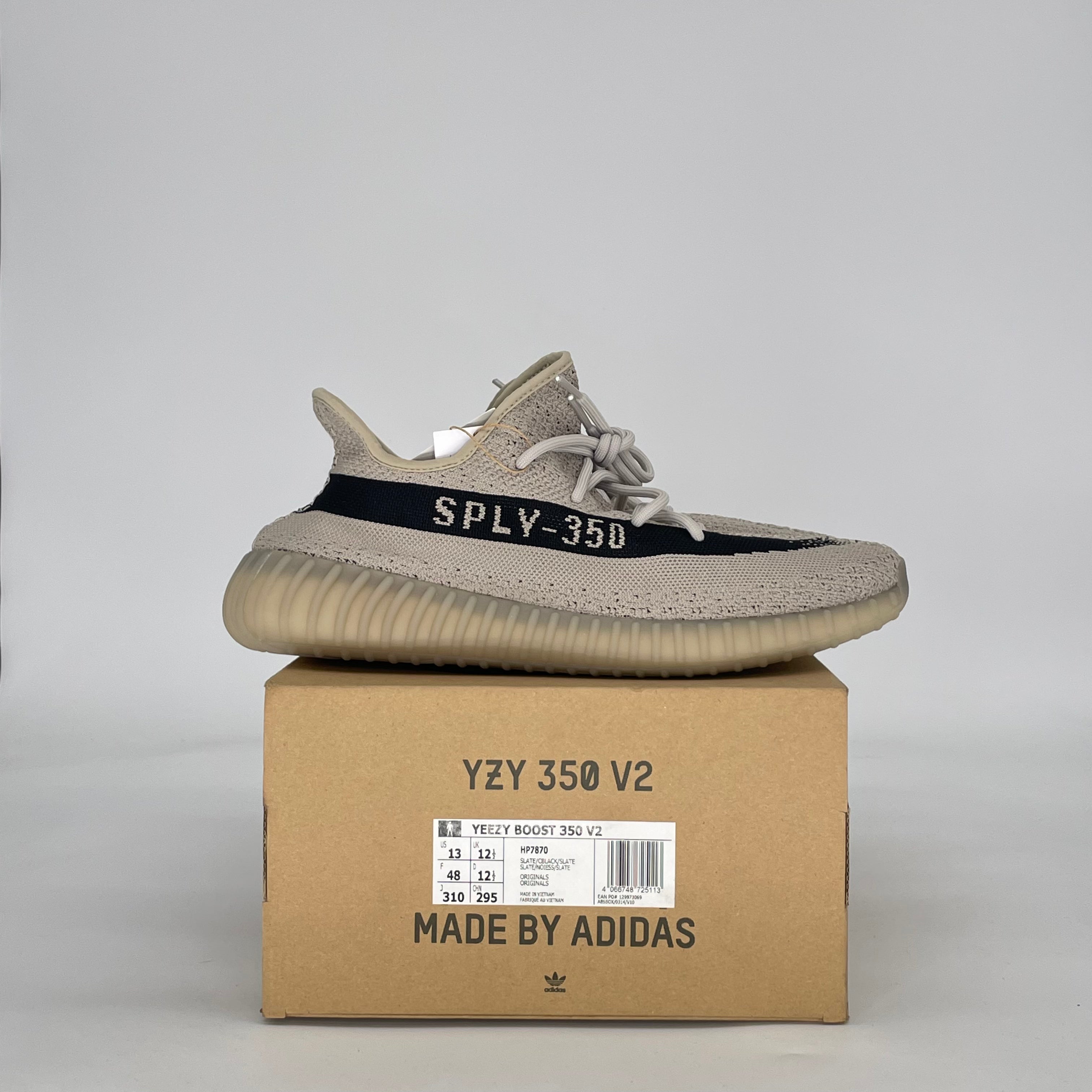 ADIDAS YEEZY BOOST 350 V2 SLATE HP7870 SIZE 13/14.5W