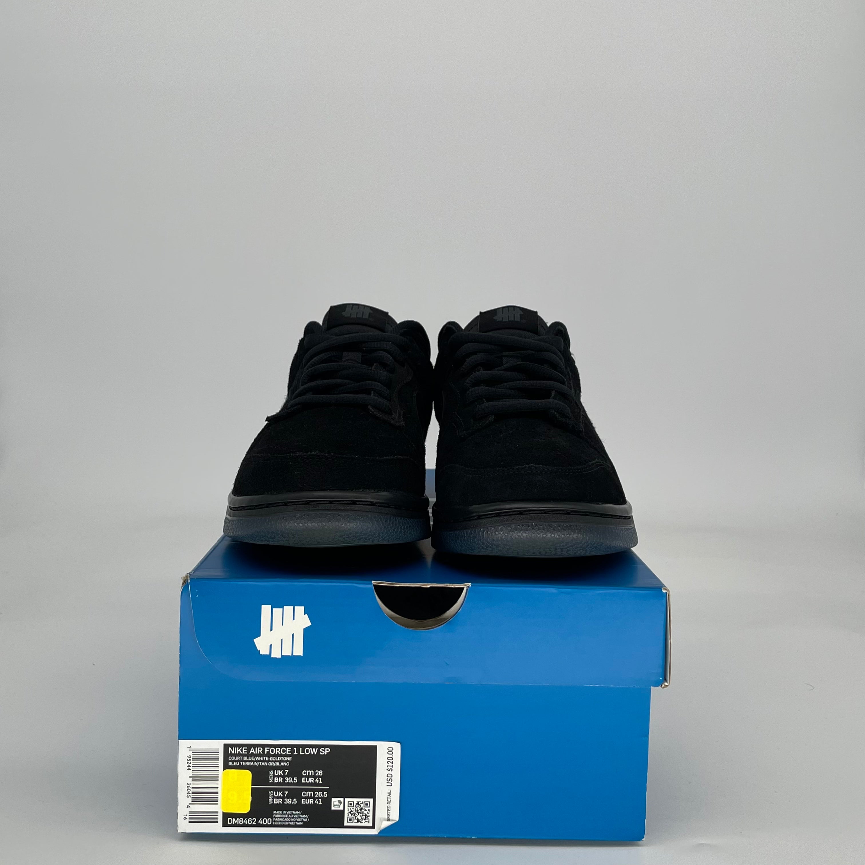 NIKE DUNK LOW UNDEFEATED 5 ON IT BLACK DO9329-001 SIZE 8/9.5W