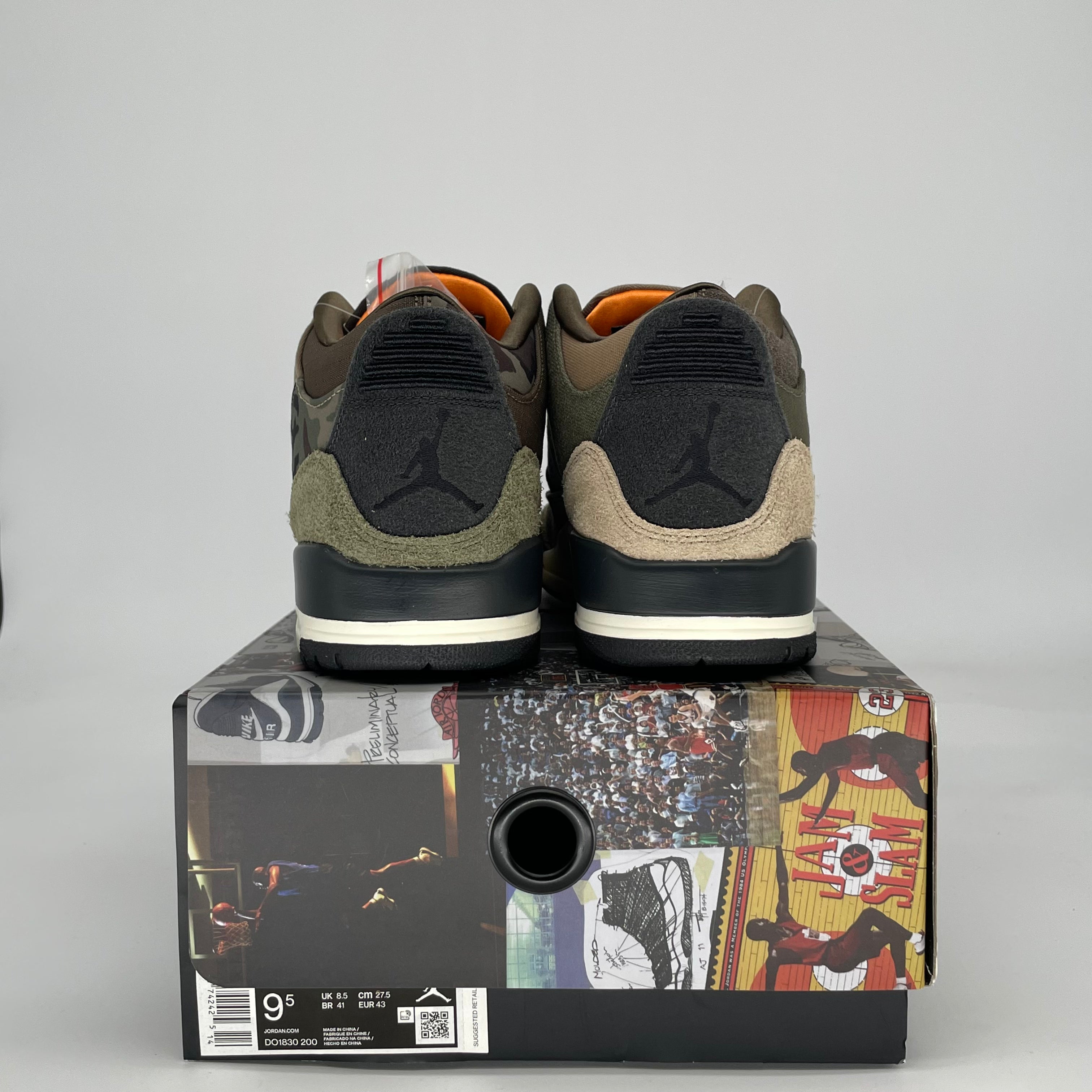 AIR JORDAN 3 PATCHWORK CAMO DO1830-200 SIZE 9.5/11W