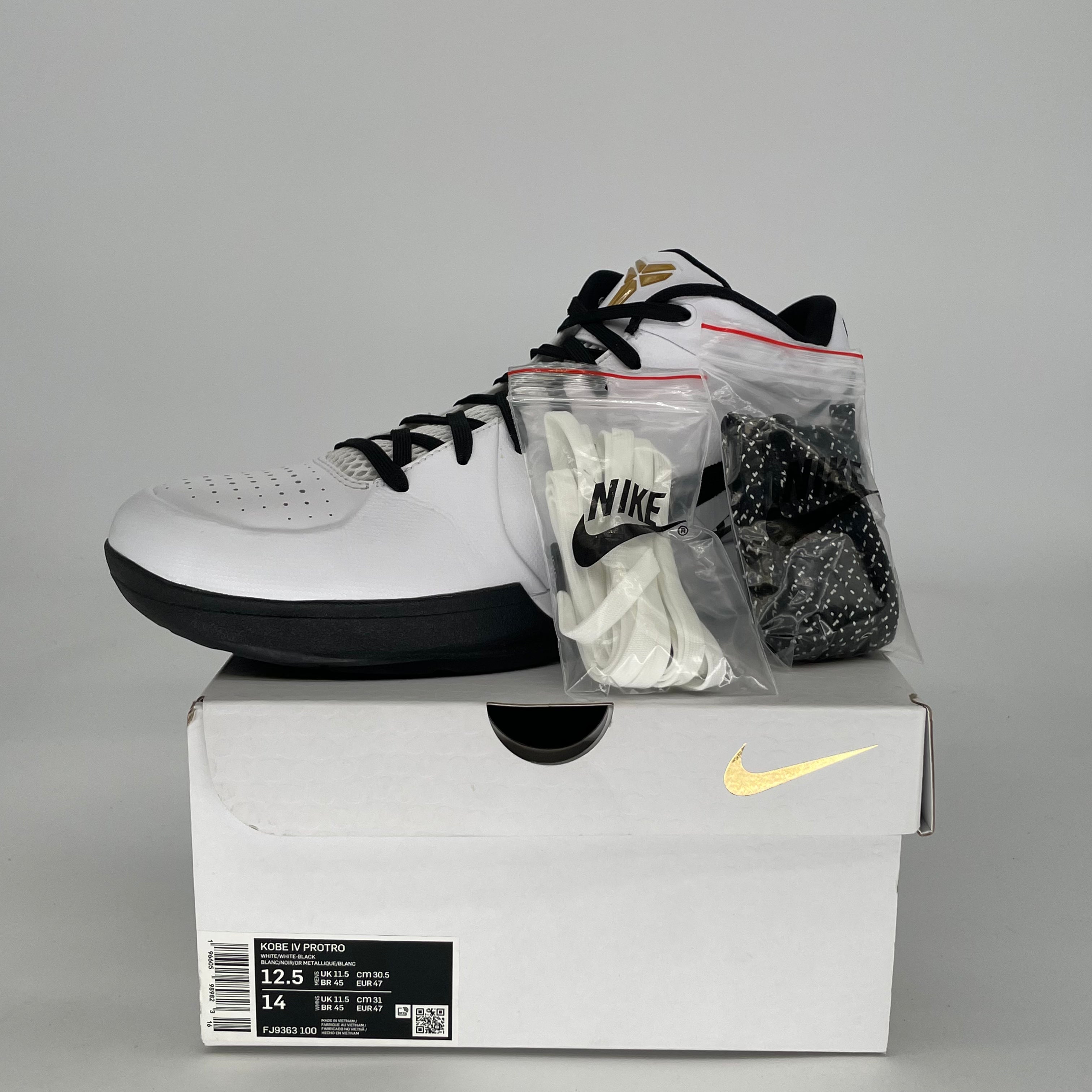 NIKE KOBE 4 PROTRO MAMBACITA GIGI FJ9363-100 SIZE 12.5/14W