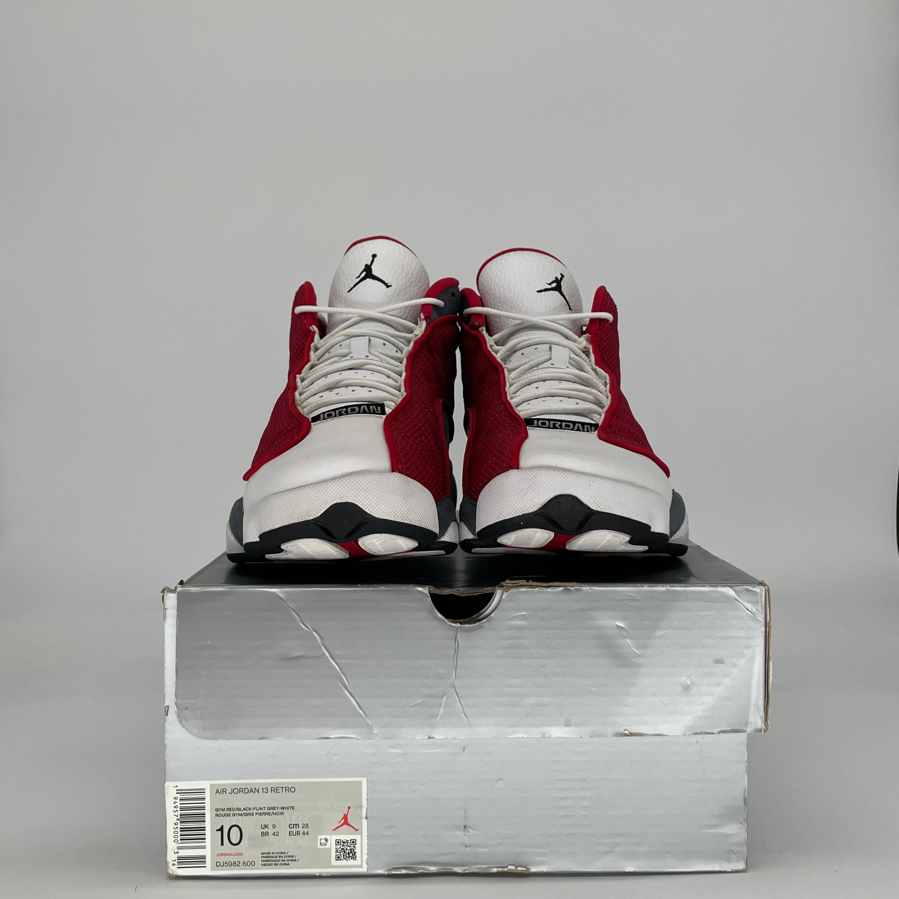 AIR JORDAN 13 GYM RED FLINT GREY DJ5982-600 SIZE 10/11.5W