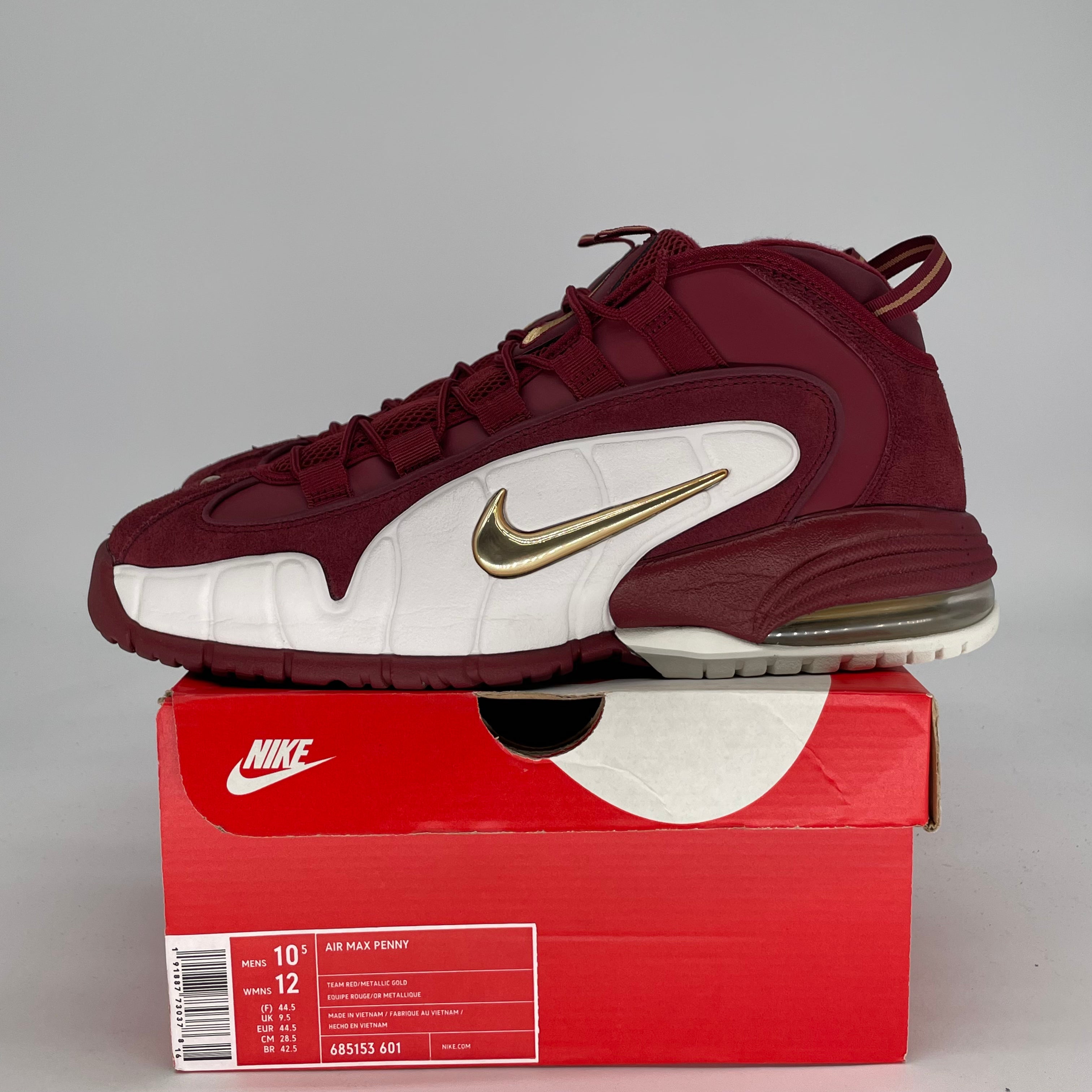 NIKE AIR MAX PENNY HOUSE PARTY 685153-601 SIZE 10.5/12W