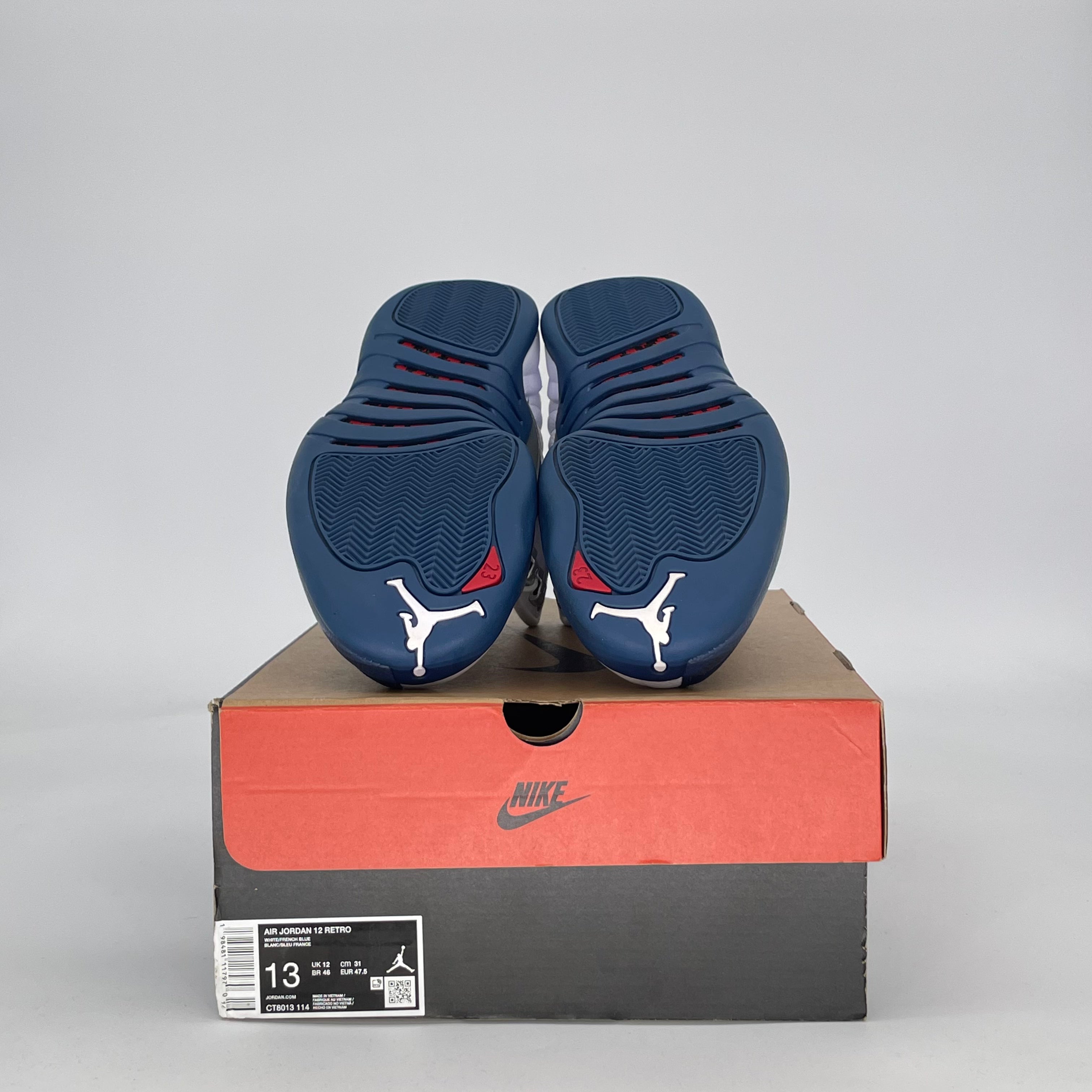 AIR JORDAN 12 FRENCH BLUE CT8013-114 SIZE 13/14.5W