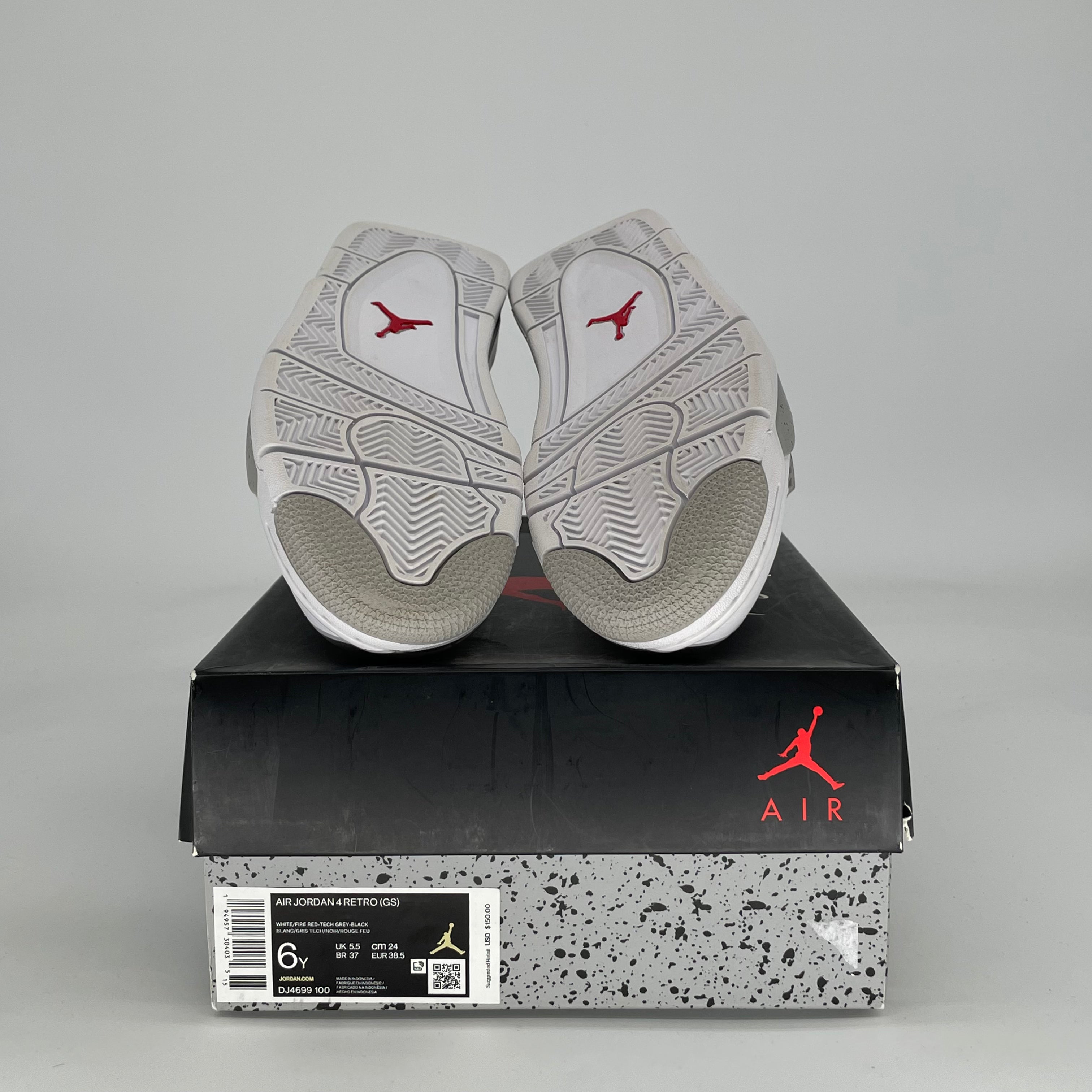 AIR JORDAN 4 WHITE OREO DJ4699-100 SIZE 6/7.5W