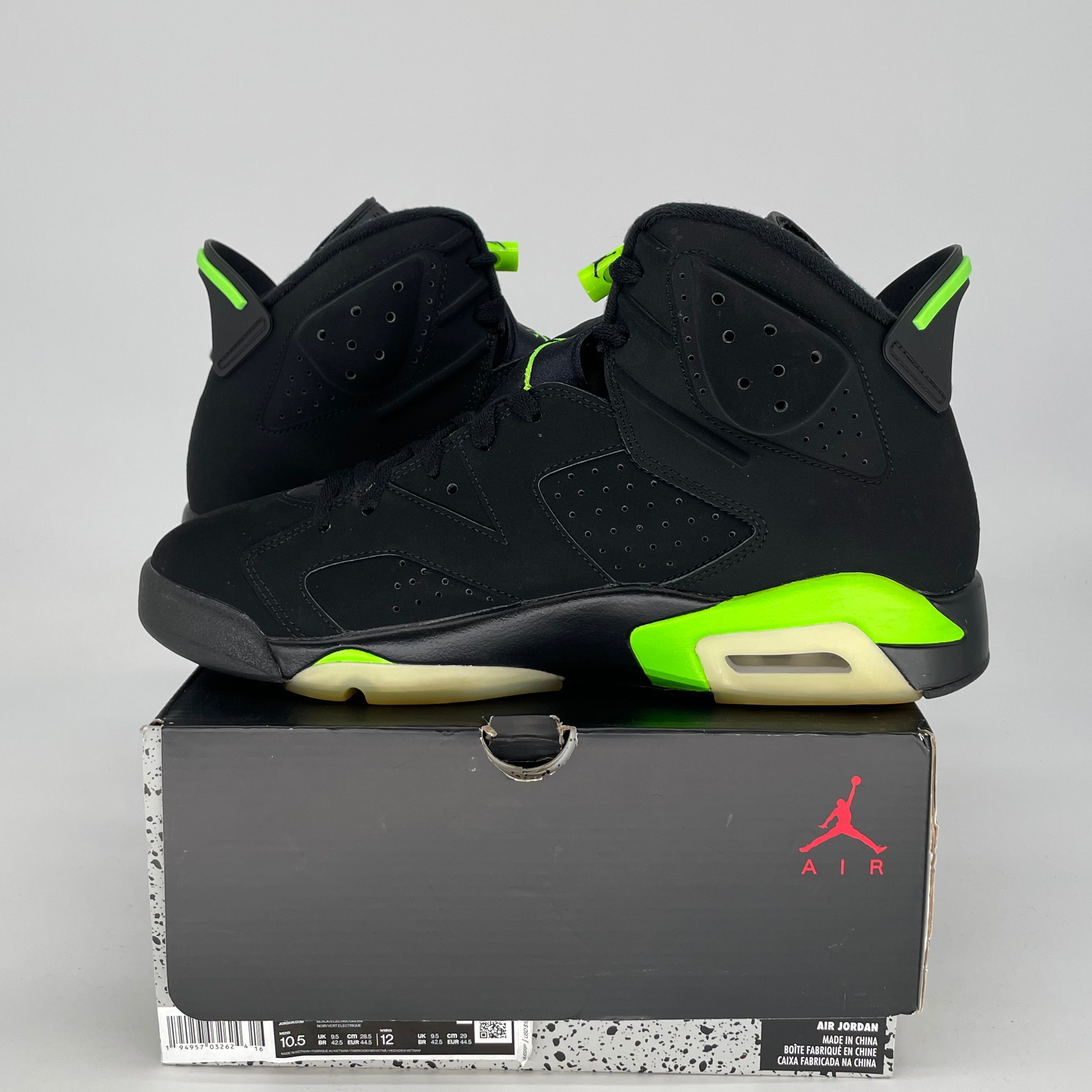 AIR JORDAN 6 ELECTRIC GREEN SIZE 10.5/12W CT8529-003