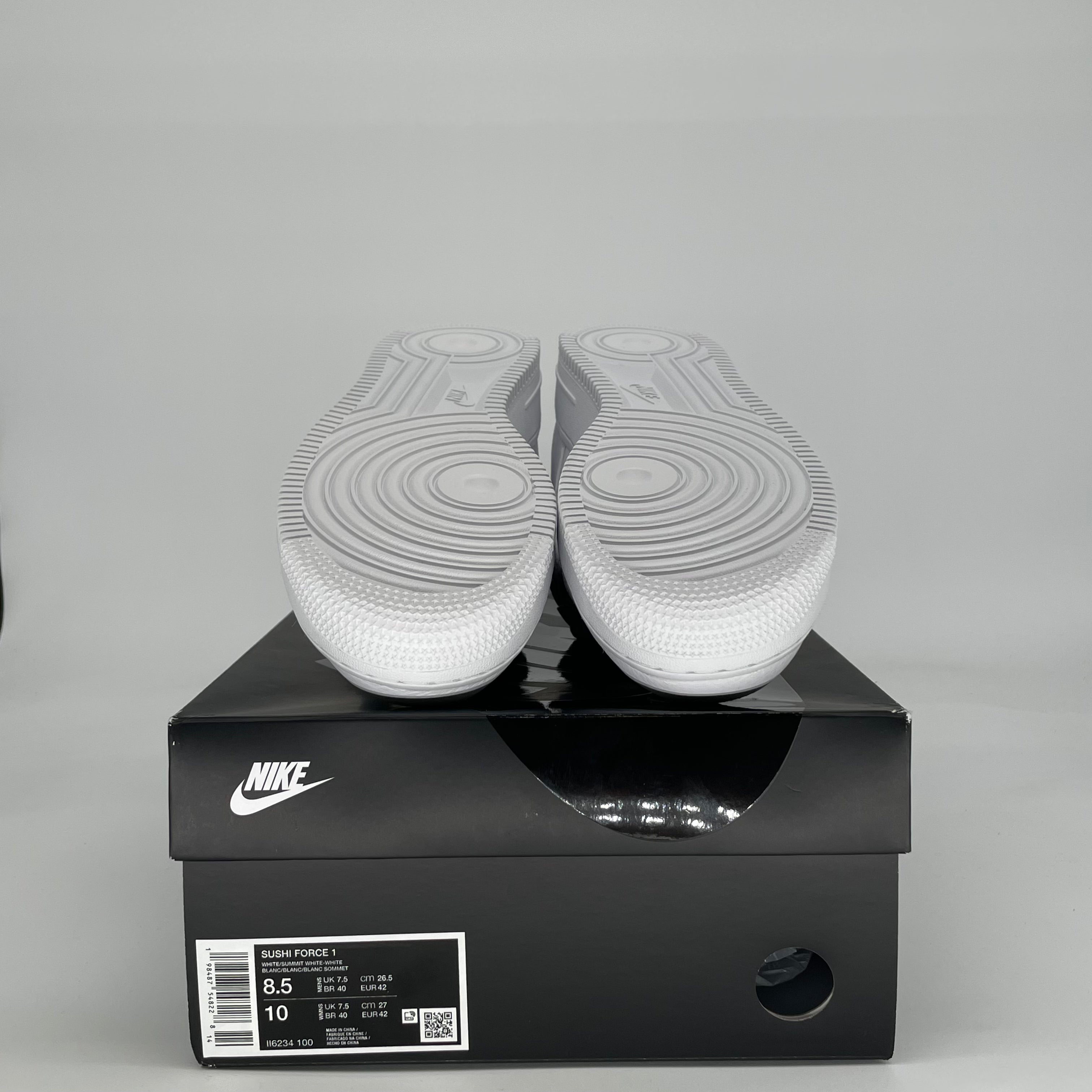 NIKE AIR FORCE 1 LOW SUSHI CLUB WHITE II6234-100 SIZE 8.5/10W