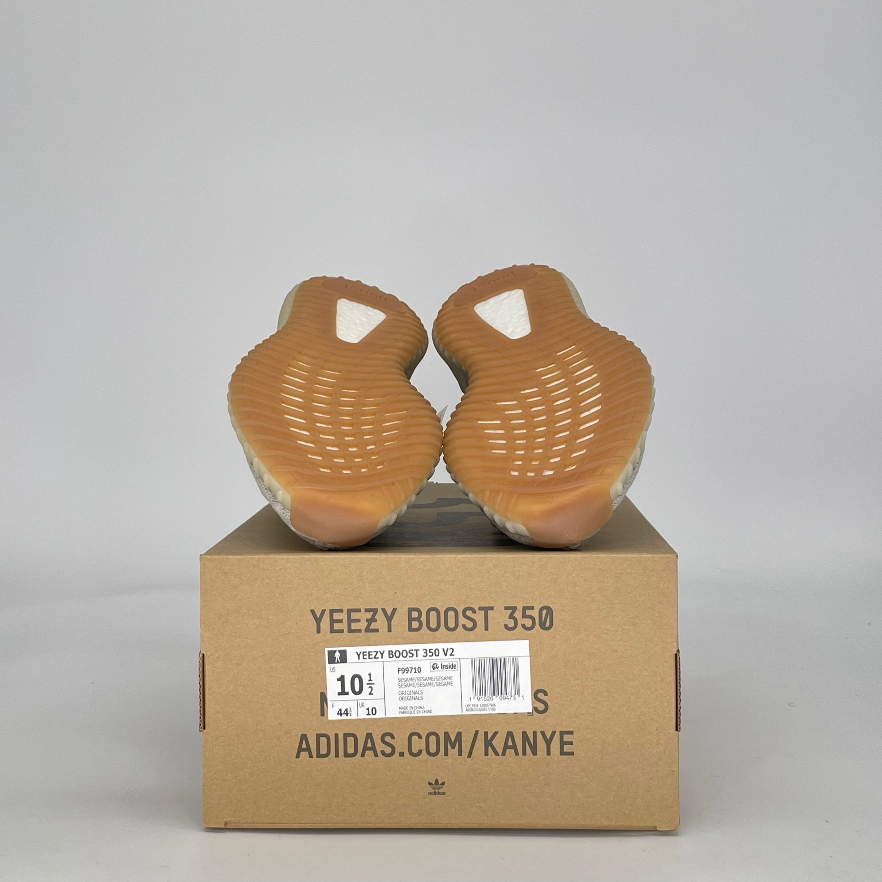 ADIDAS YEEZY BOOST 350 V2 SESAME F99710 SIZE 10.5/12W