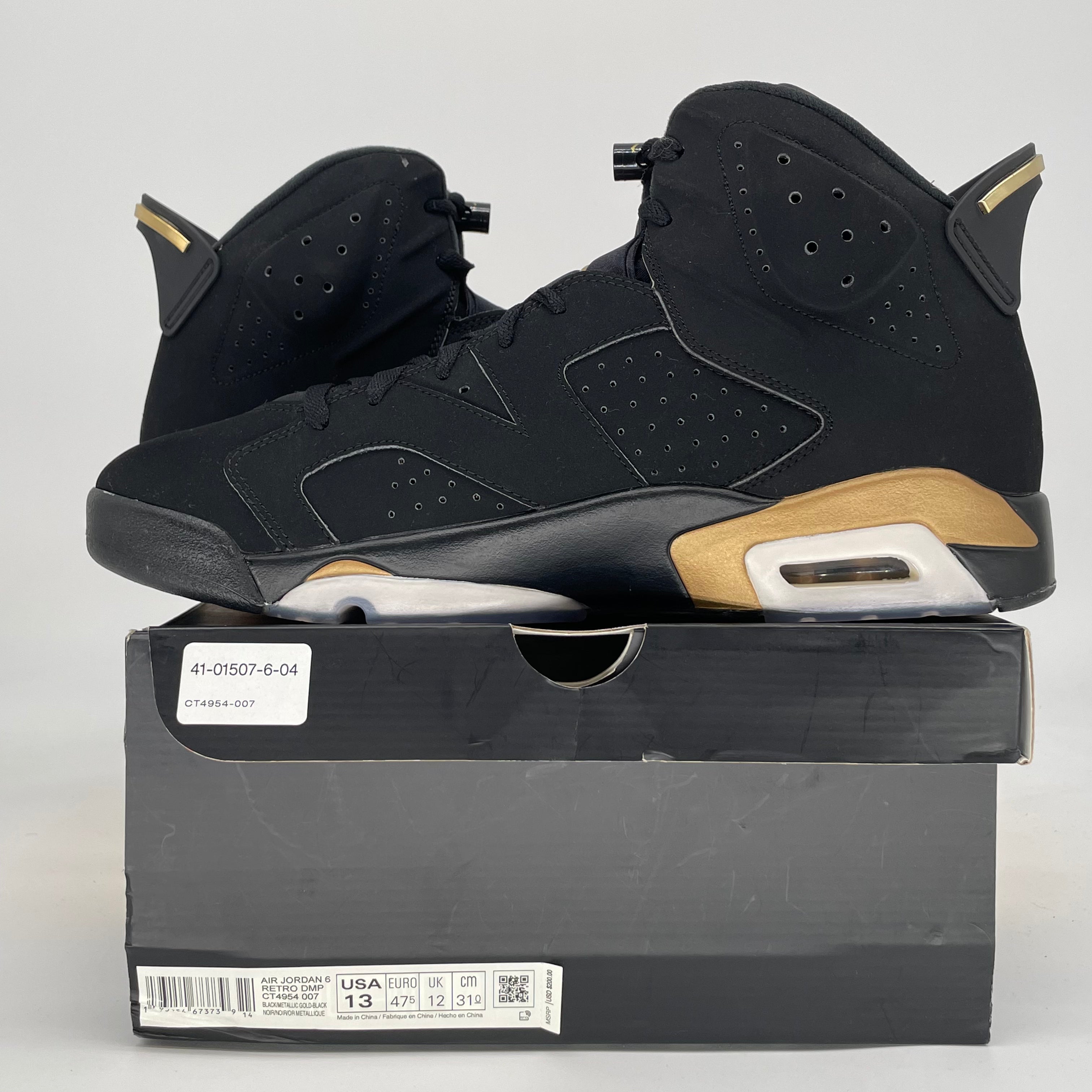 AIR JORDAN 6 DMP CT4954-007 SIZE 13/14.5W