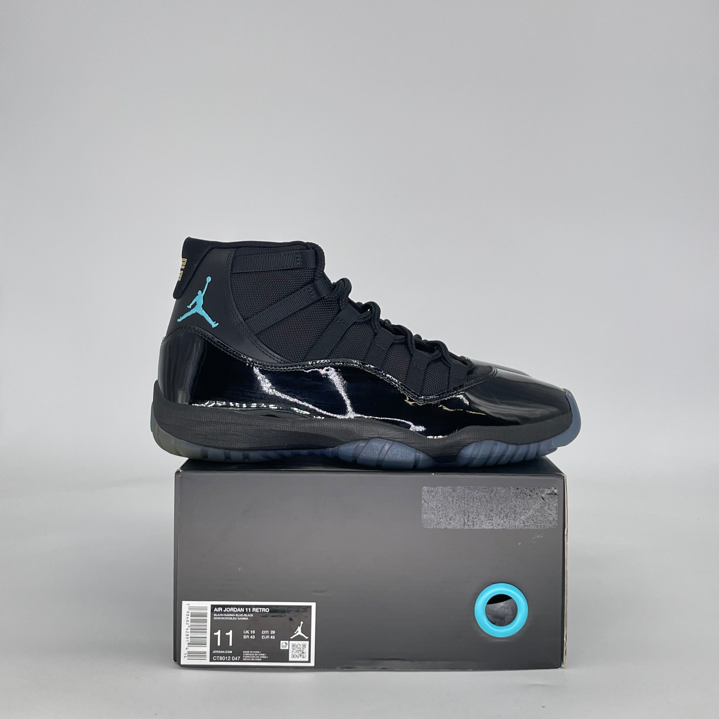 AIR JORDAN 11 GAMMA BLUE CT8012-047 SIZE 11/12.5W
