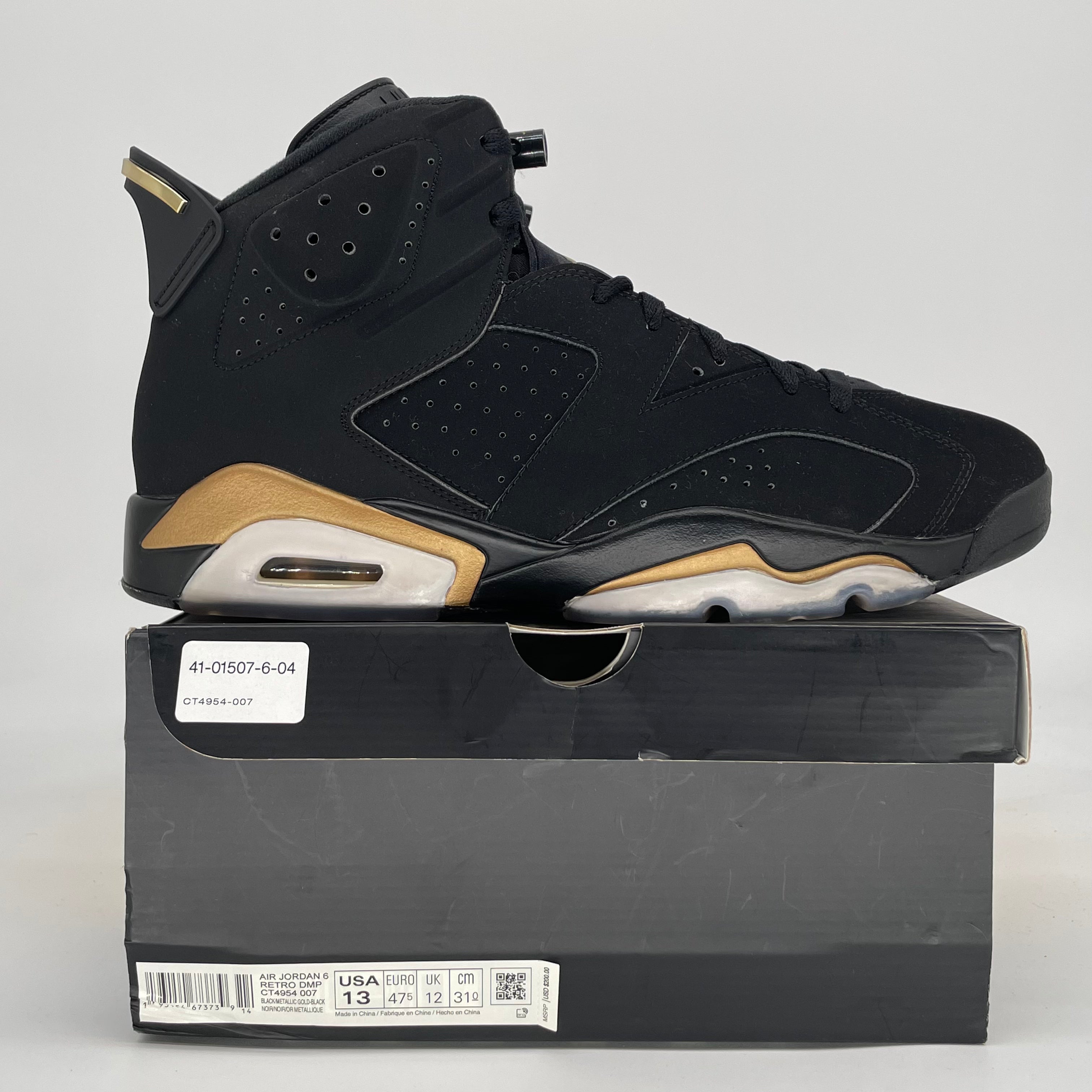 AIR JORDAN 6 DMP CT4954-007 SIZE 13/14.5W