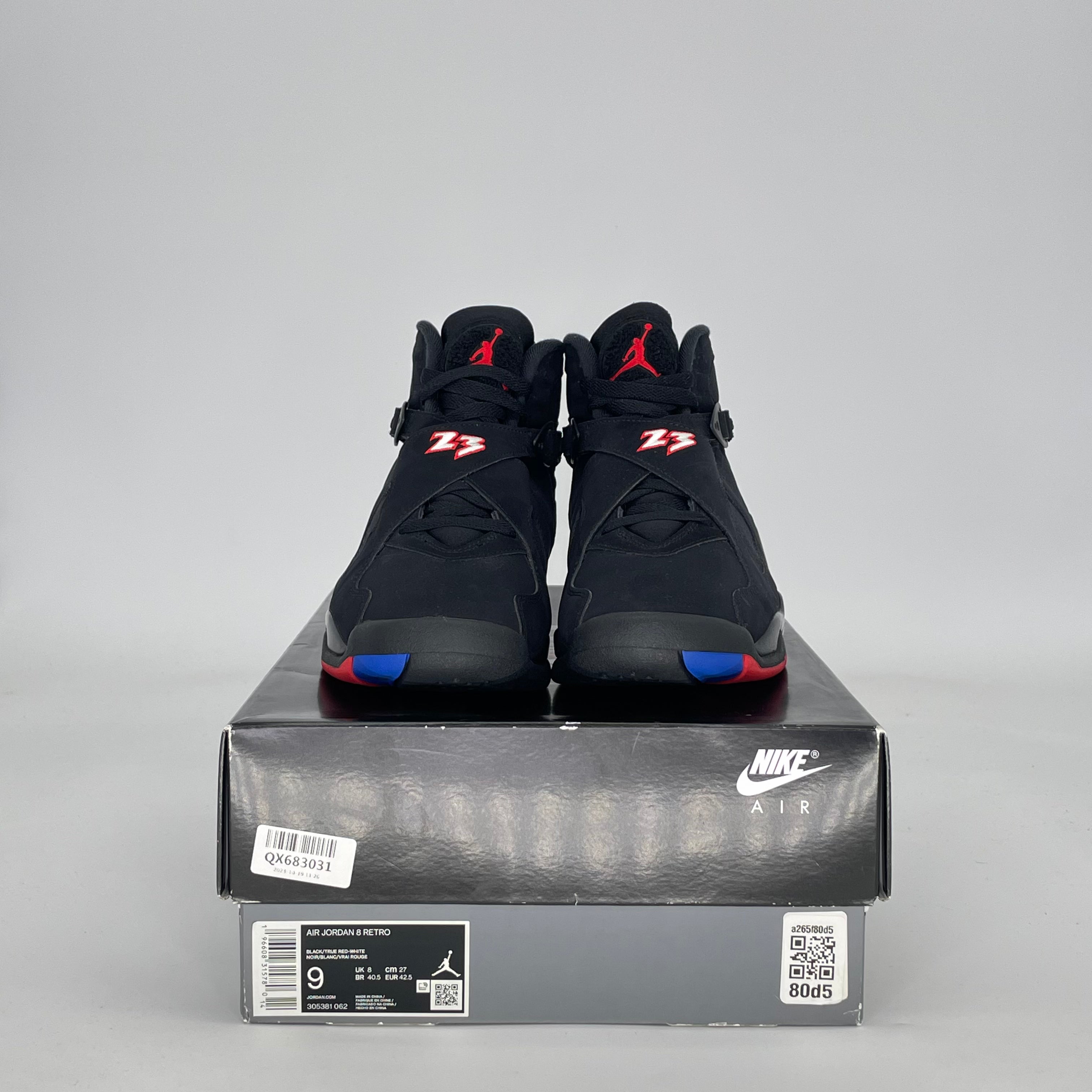 AIR JORDAN 8 PLAYOFF 305381-062 SIZE 9/10.5W