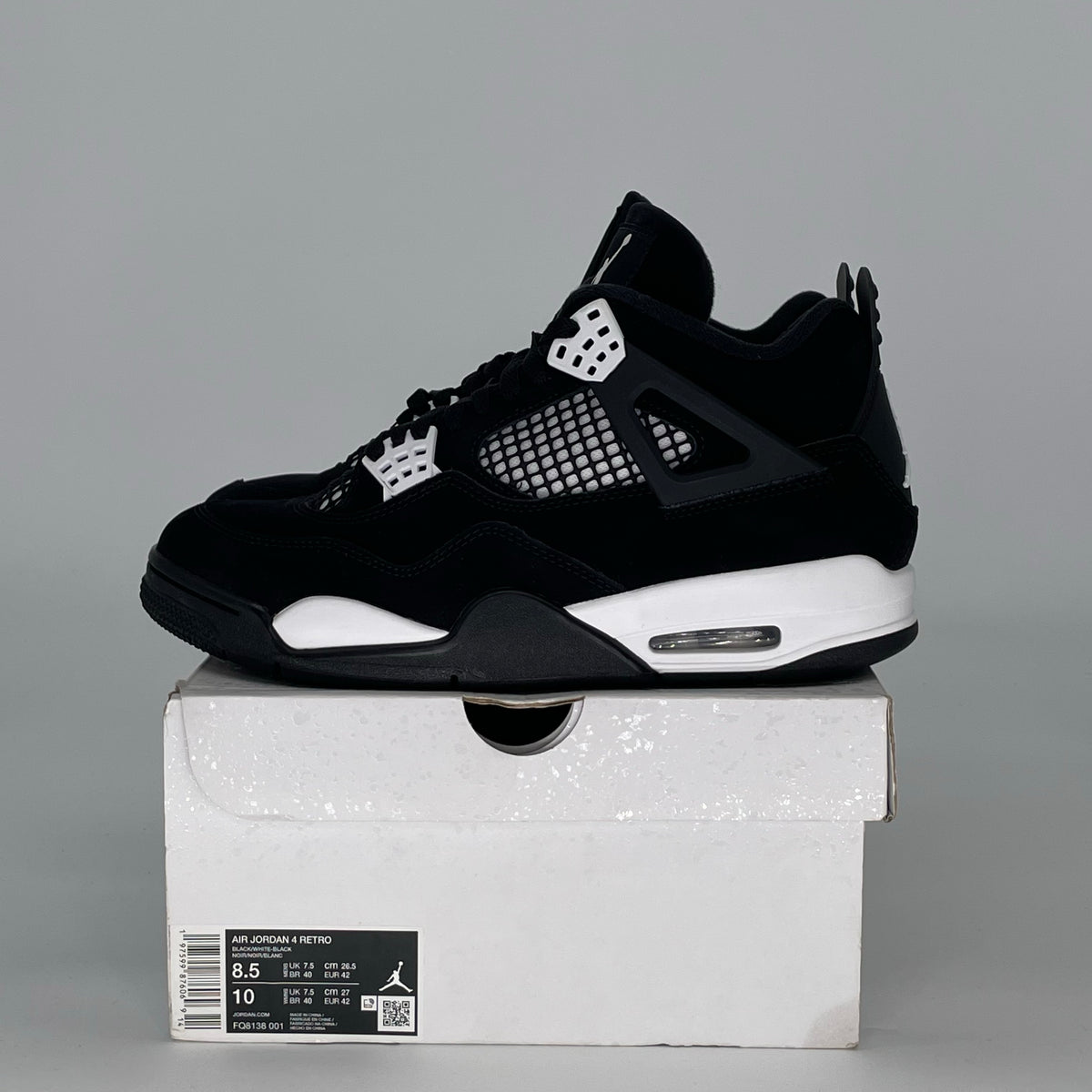 Jordan 4 Retro White Thunder