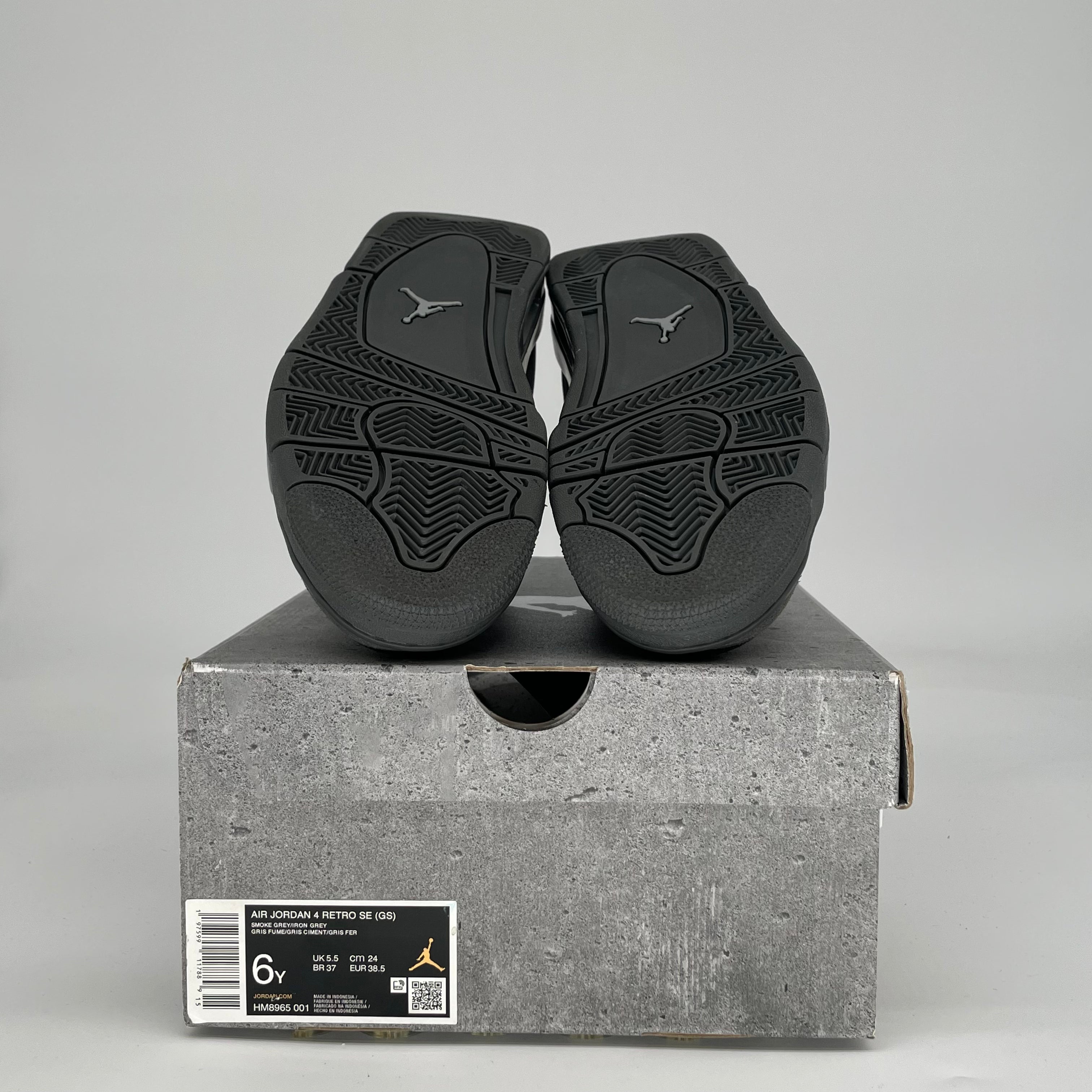 AIR JORDAN 4 PARIS OLYMPICS WET CEMENT HM8965-001 SIZE 6/7.5W