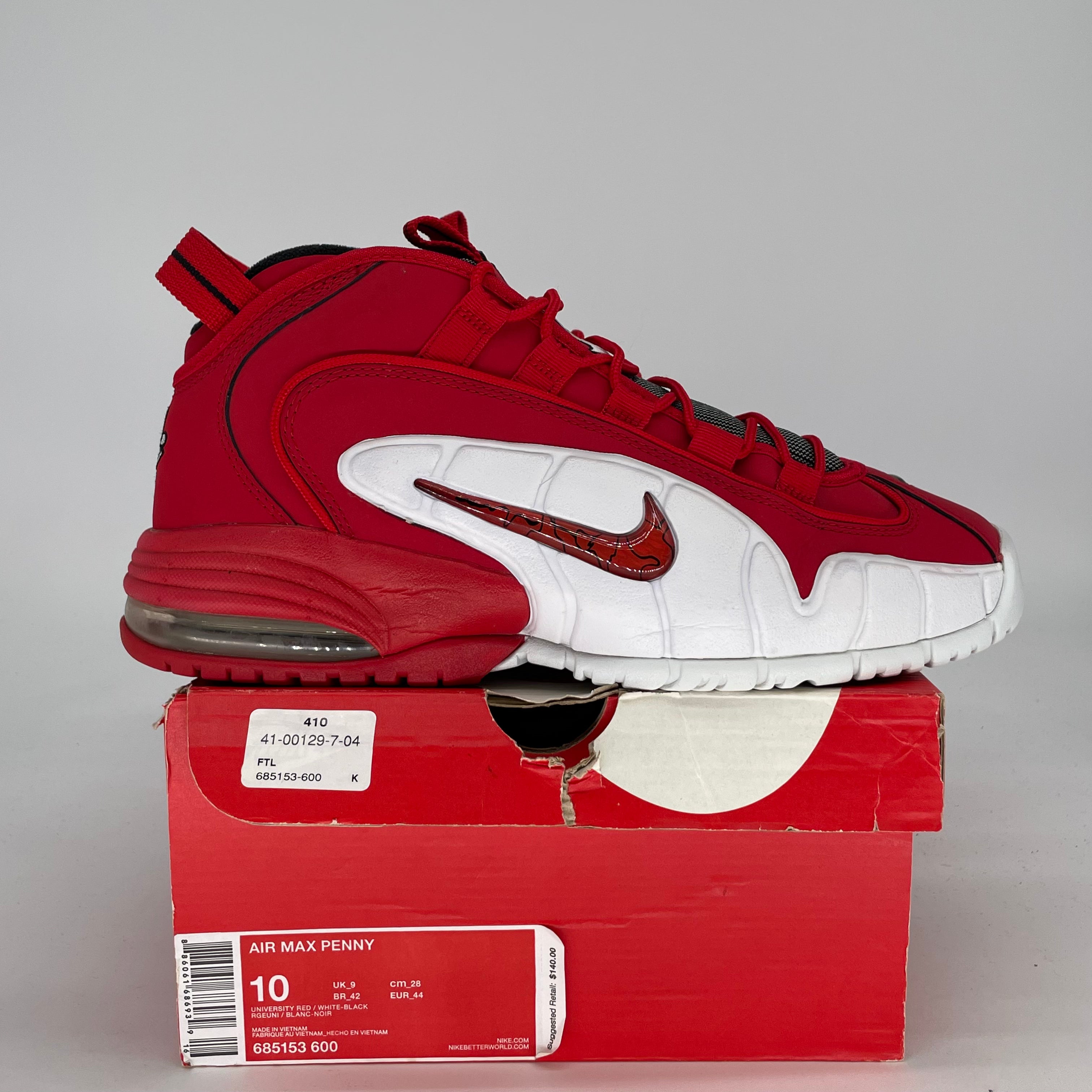 NIKE AIR MAX PENNY 1 RIVAL PACK 685153-600 SIZE 10/11.5W