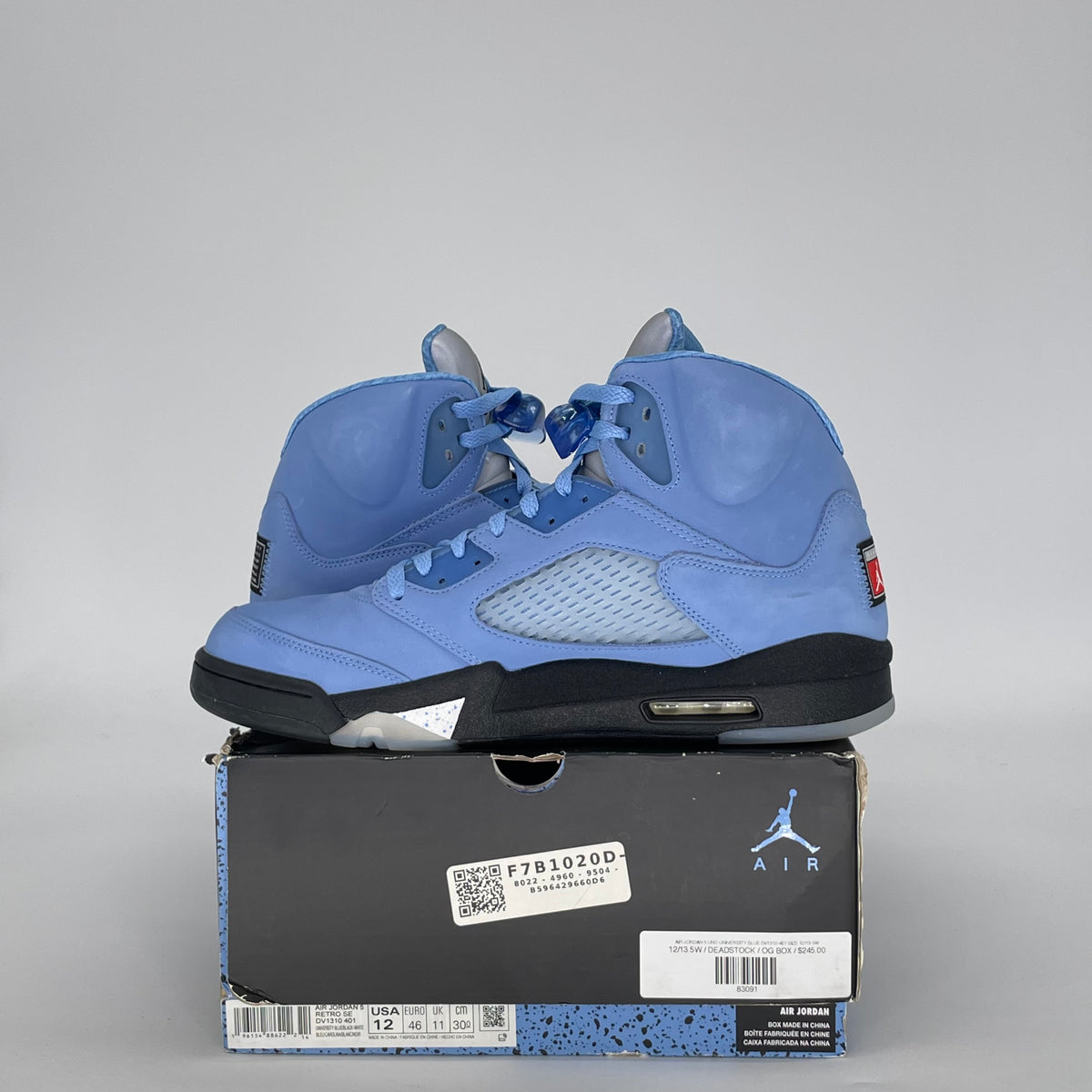 Jordan 5 Retro UNC University Blue