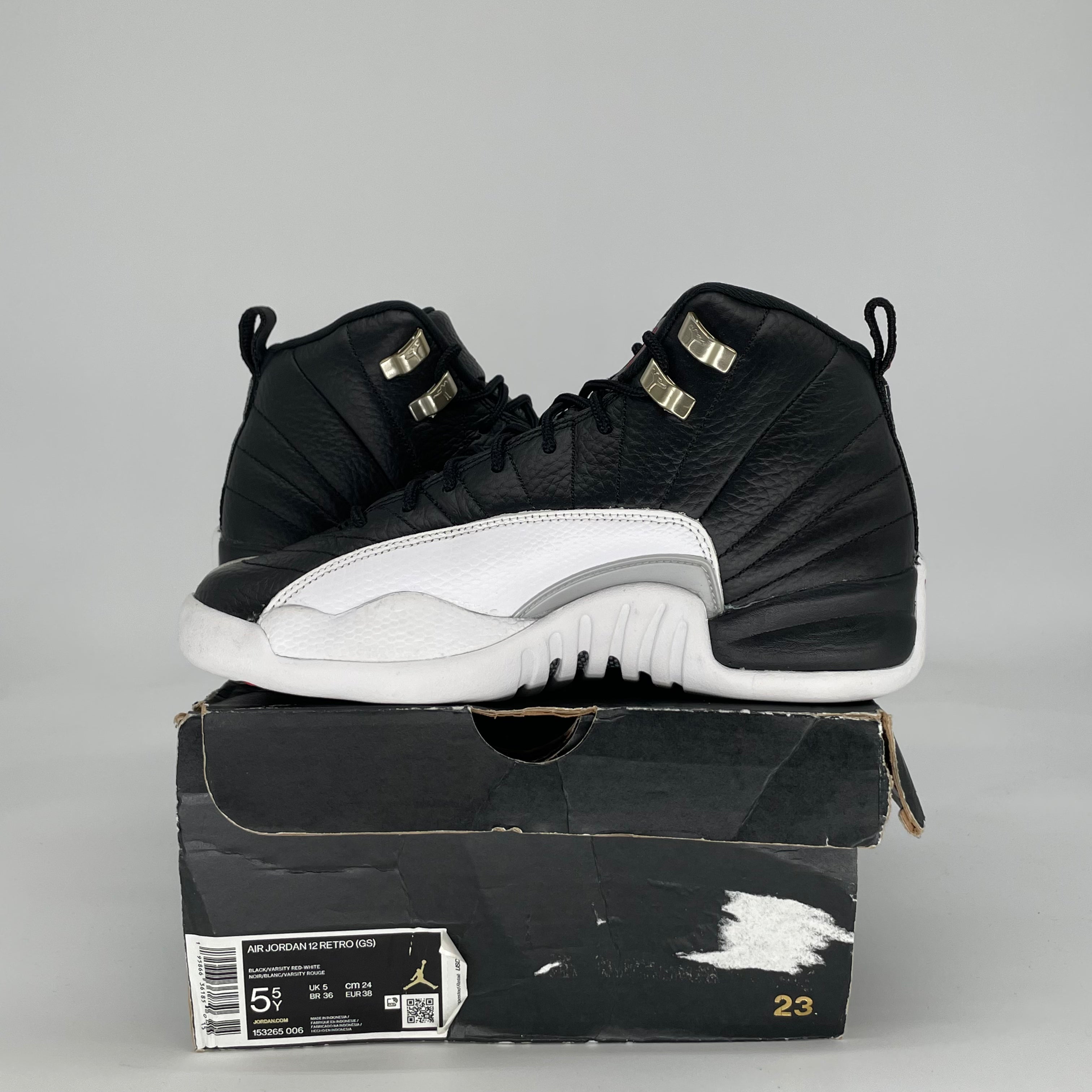 AIR JORDAN 12 PLAYOFFS 153265-006 SIZE 5.5/7W