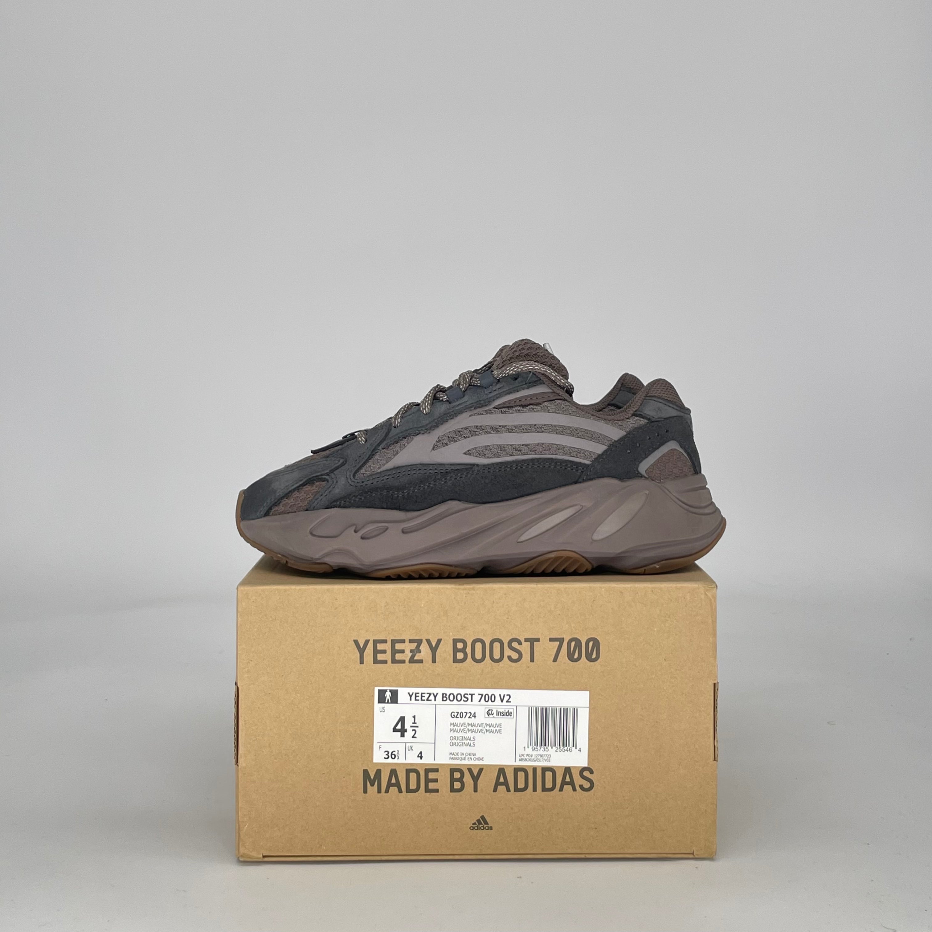 ADIDAS YEEZY BOOST 700 V2 MAUVE GZ0724 SIZE 4.5/6W GS