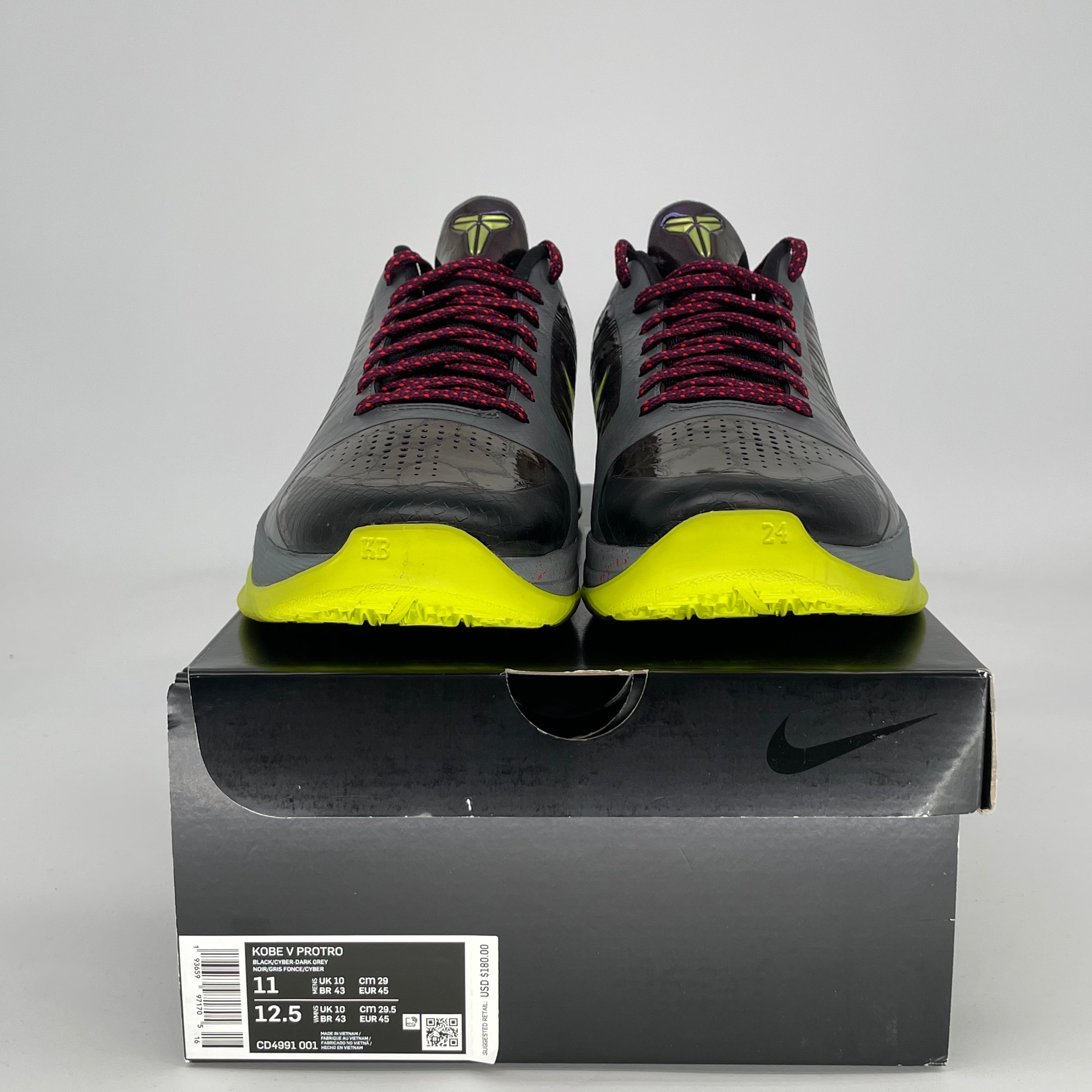 NIKE KOBE 5 PROTRO 2K GAMER EXCLUSIVE CD4991-001 SIZE 11/12.5W