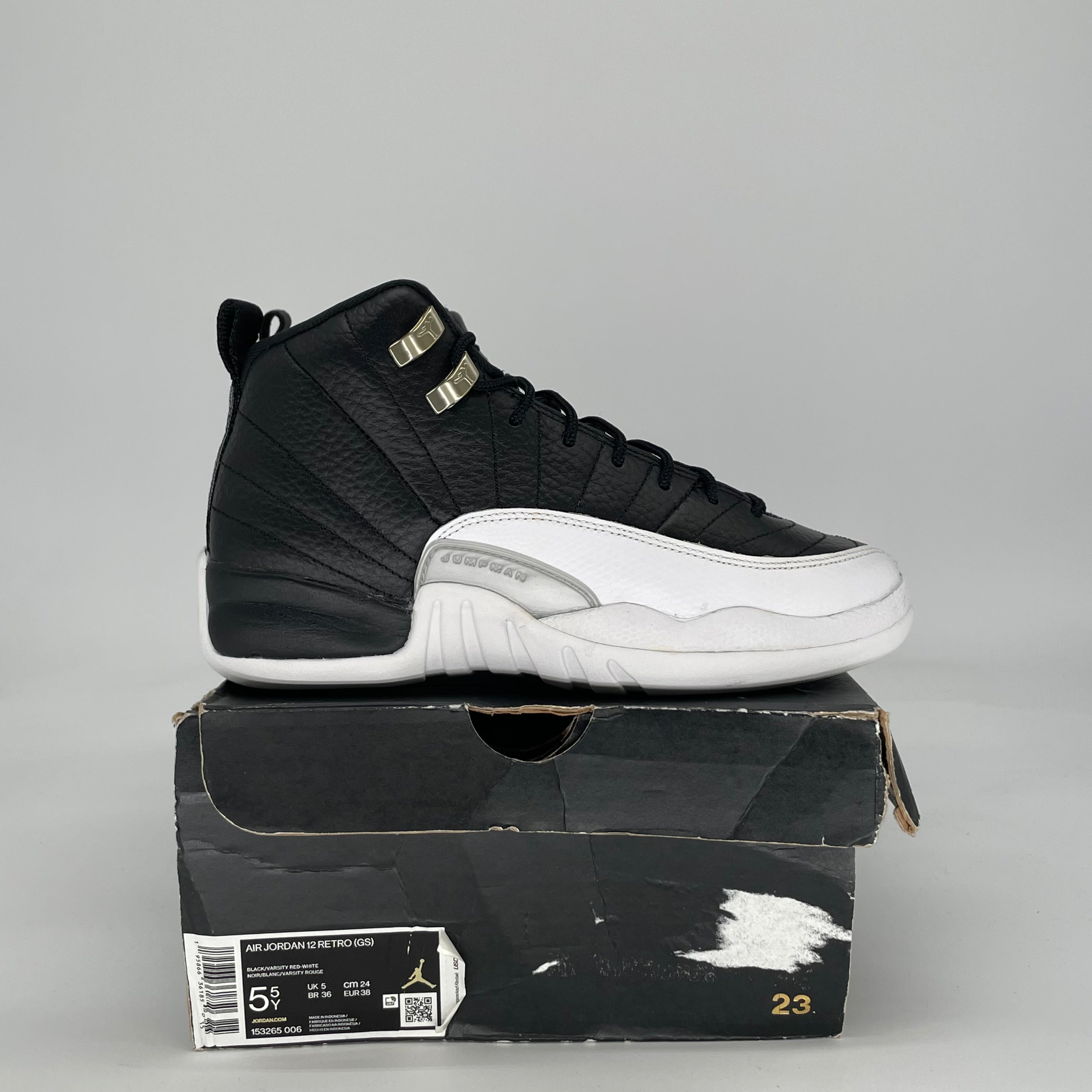 AIR JORDAN 12 PLAYOFFS 153265-006 SIZE 5.5/7W