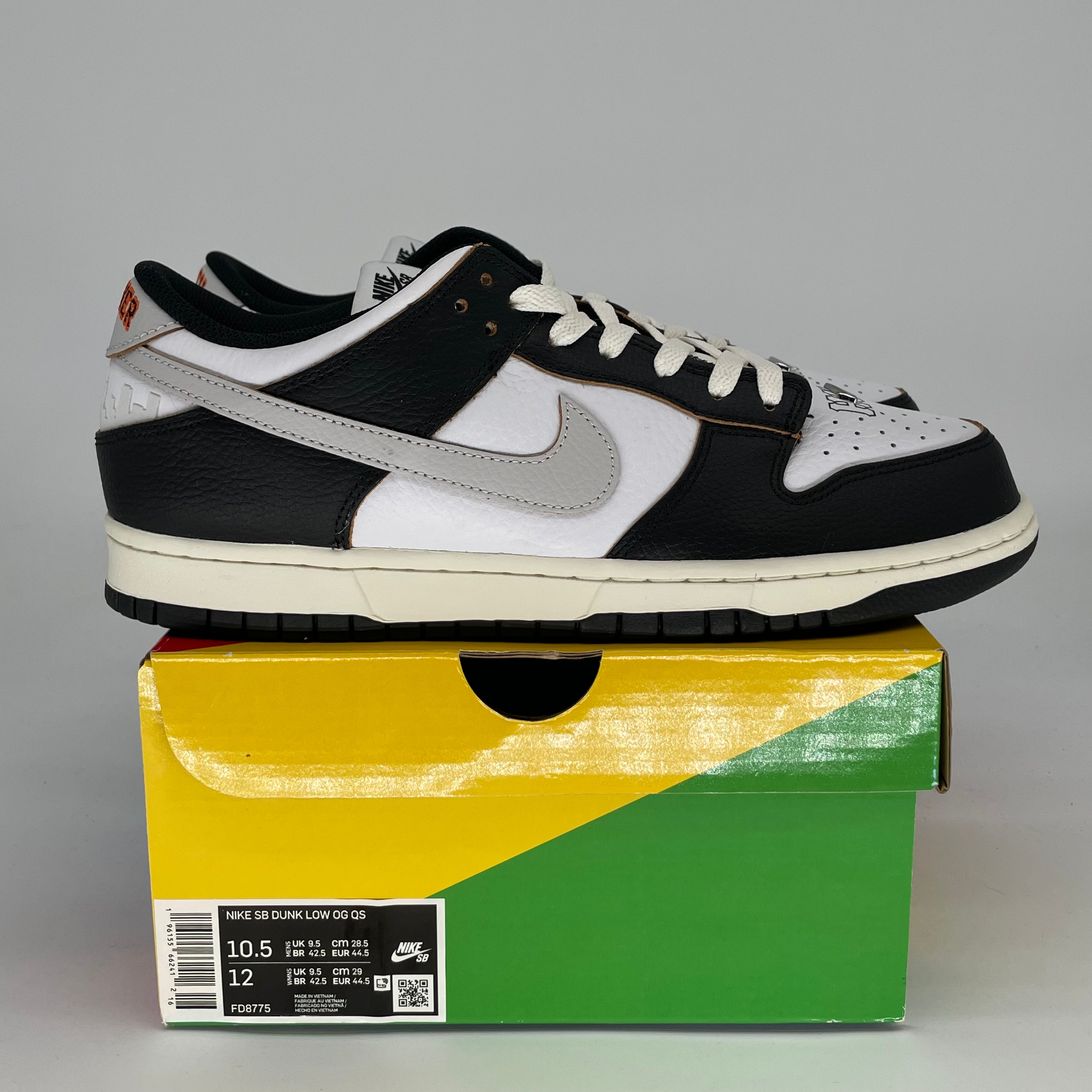 NIKE SB DUNK LOW HUF SAN FRANCISCO FD8775-001 SIZE 10.5/12W