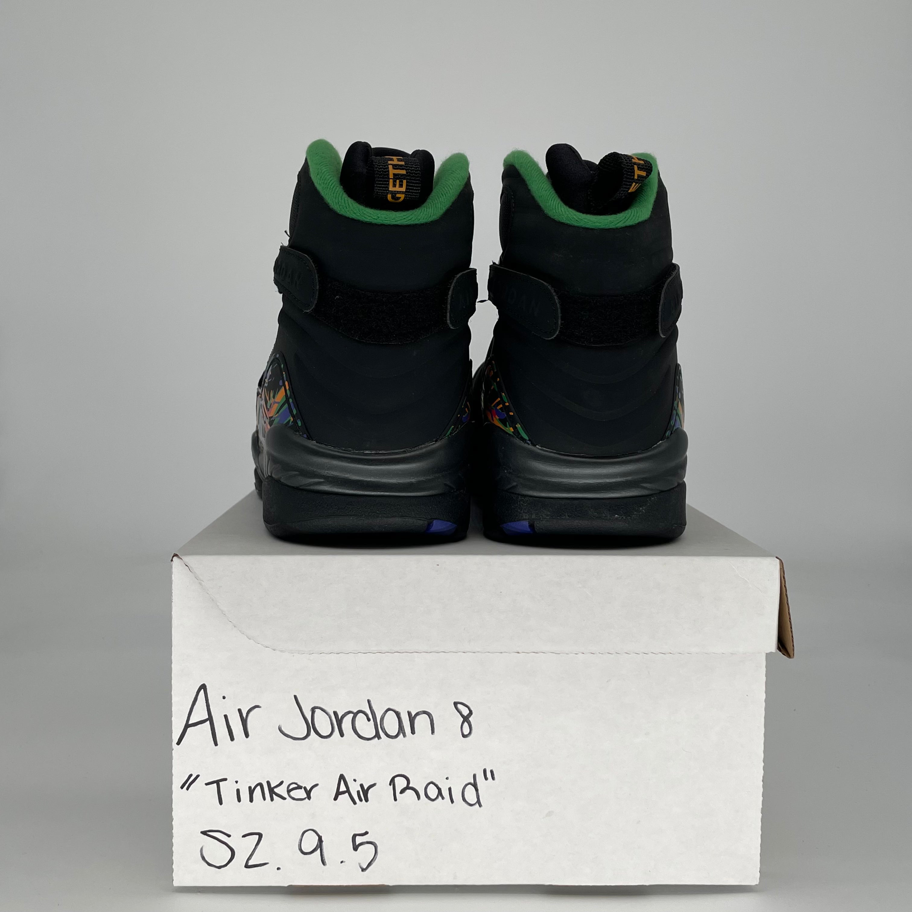 AIR JORDAN 8 TINKER AIR RAID 305381-004 SIZE 9.5/11W