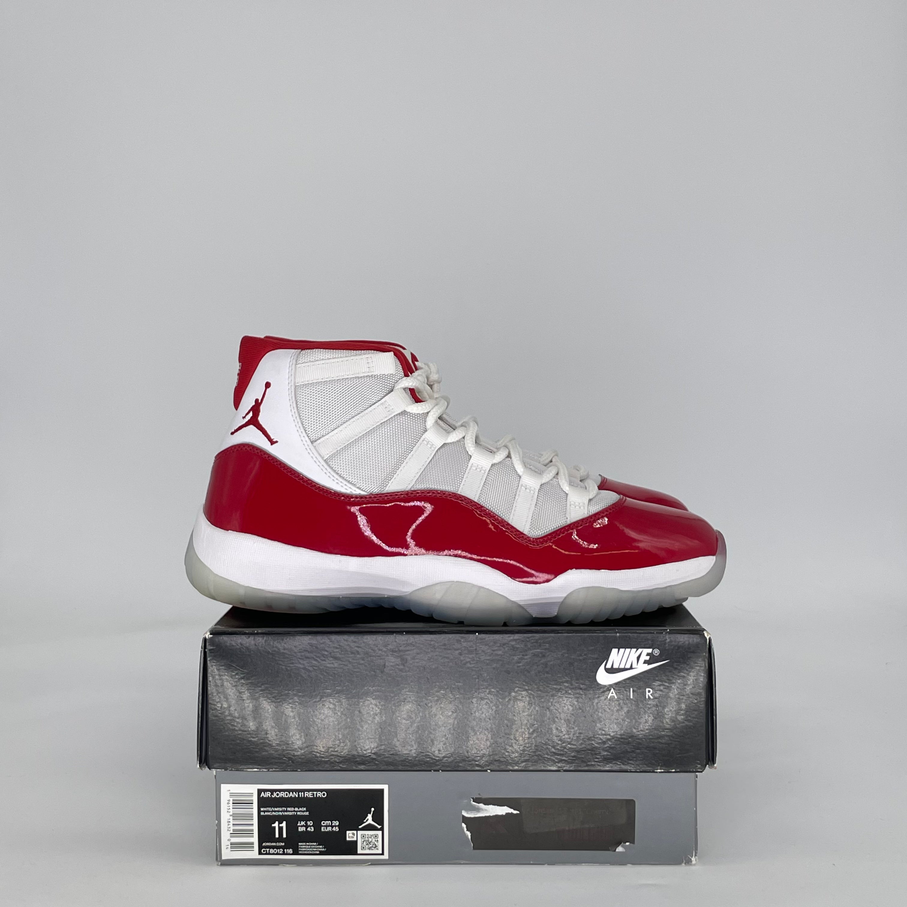 AIR JORDAN 11 CHERRY (2022) CT8012-116 SIZE 11/12.5W