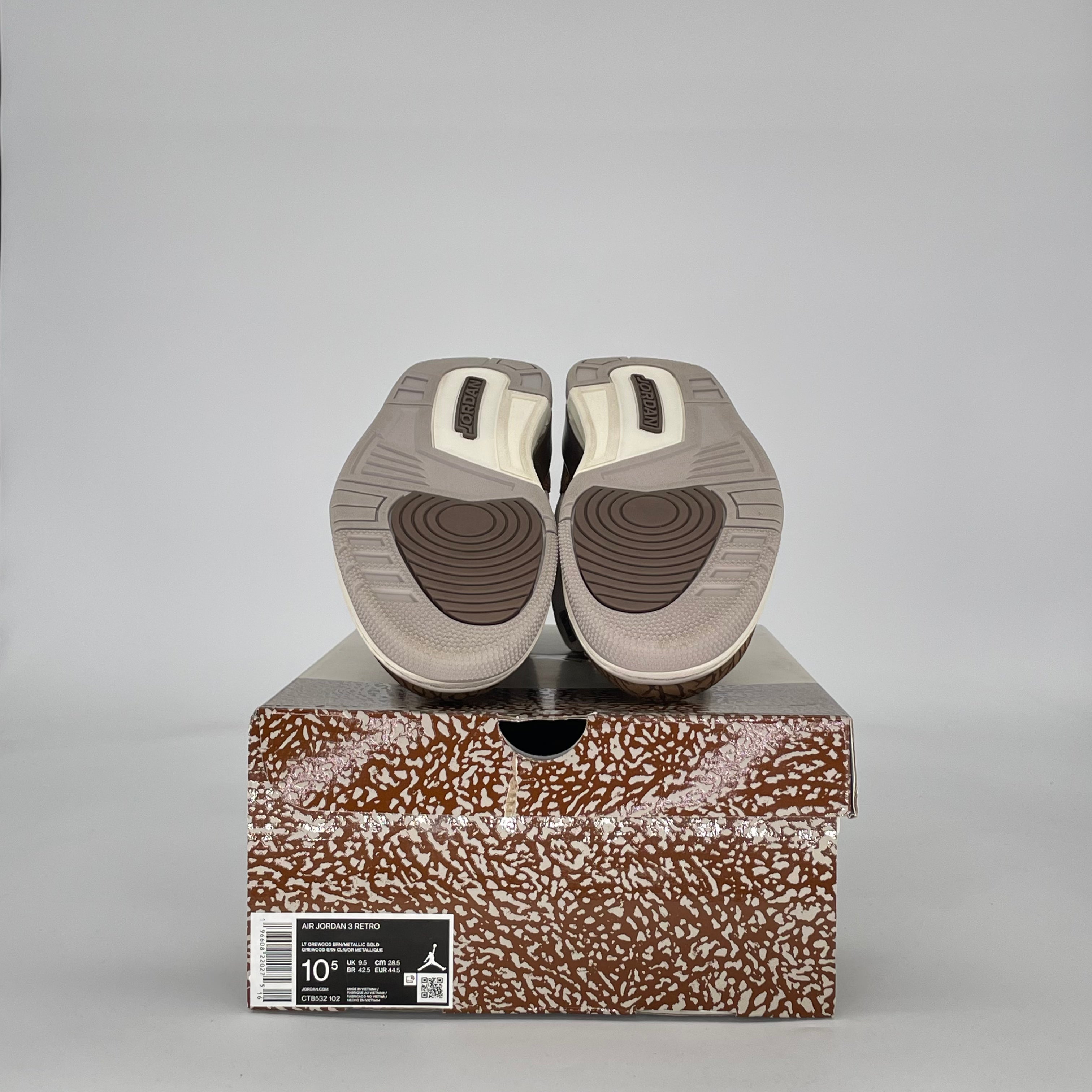 AIR JORDAN 3 PALOMINO CT8532-102 SIZE 10.5/12W